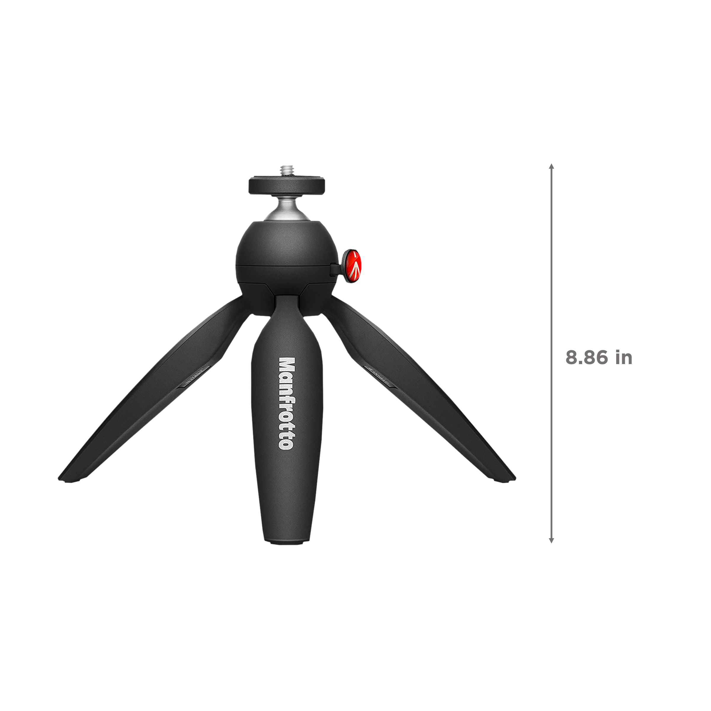 SENNHEISER MKE 200 22.5cm Adjustable Mini Tripod for Mobile and Camera with Mic (180 Degree Locking, Black)_3