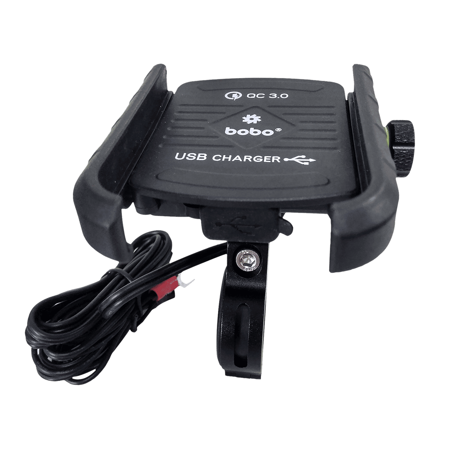 bobo BM1 Jaw Grip Bike Mount for Mobile (Water Proof, Black)_1