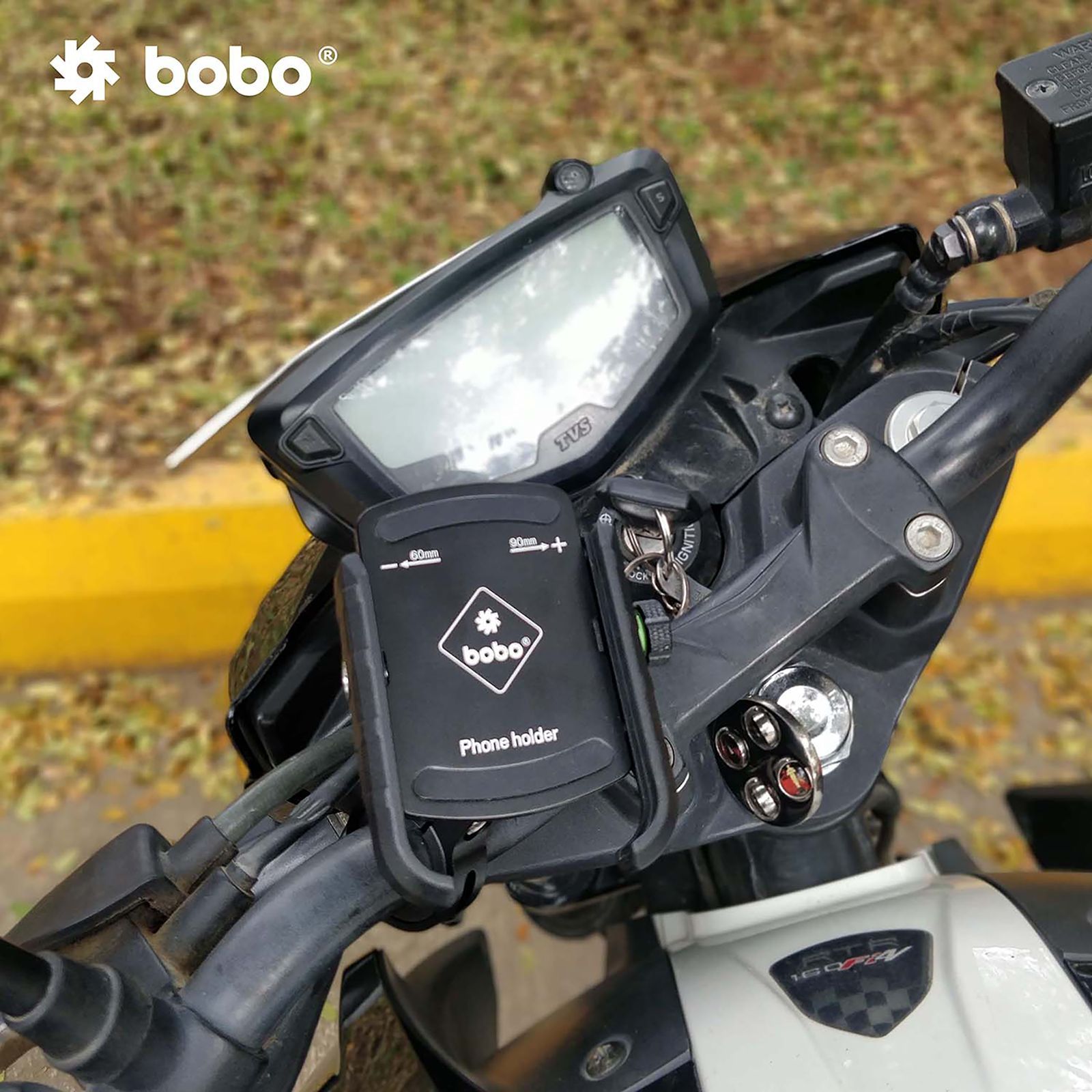 bobo BM4 Jaw Bike Mount for Mobile (360 Degree Rotation, Black)_7