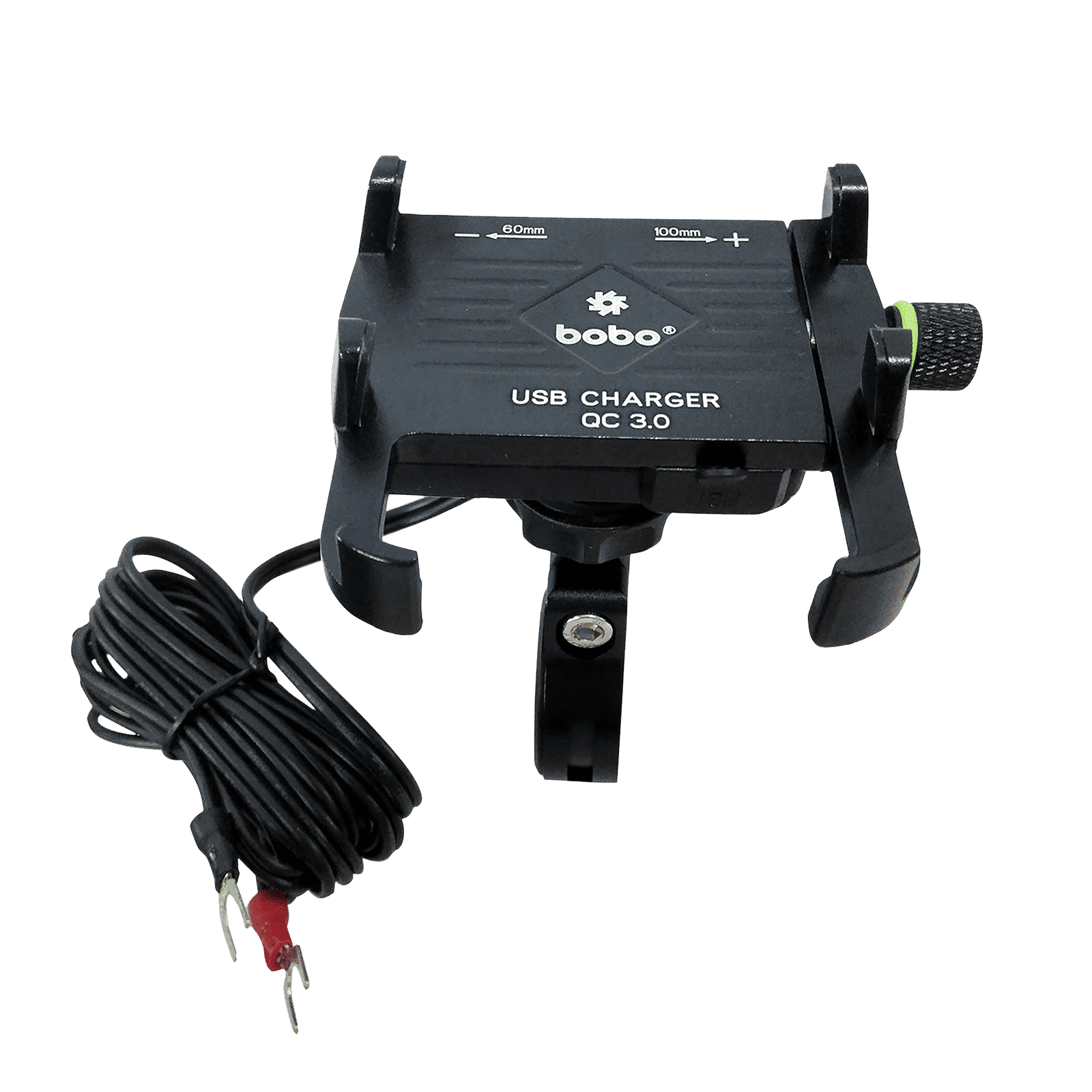 bobo BM5 Claw Bike Mount for Mobile (Fast USB 3.0 Charger, Black)_1