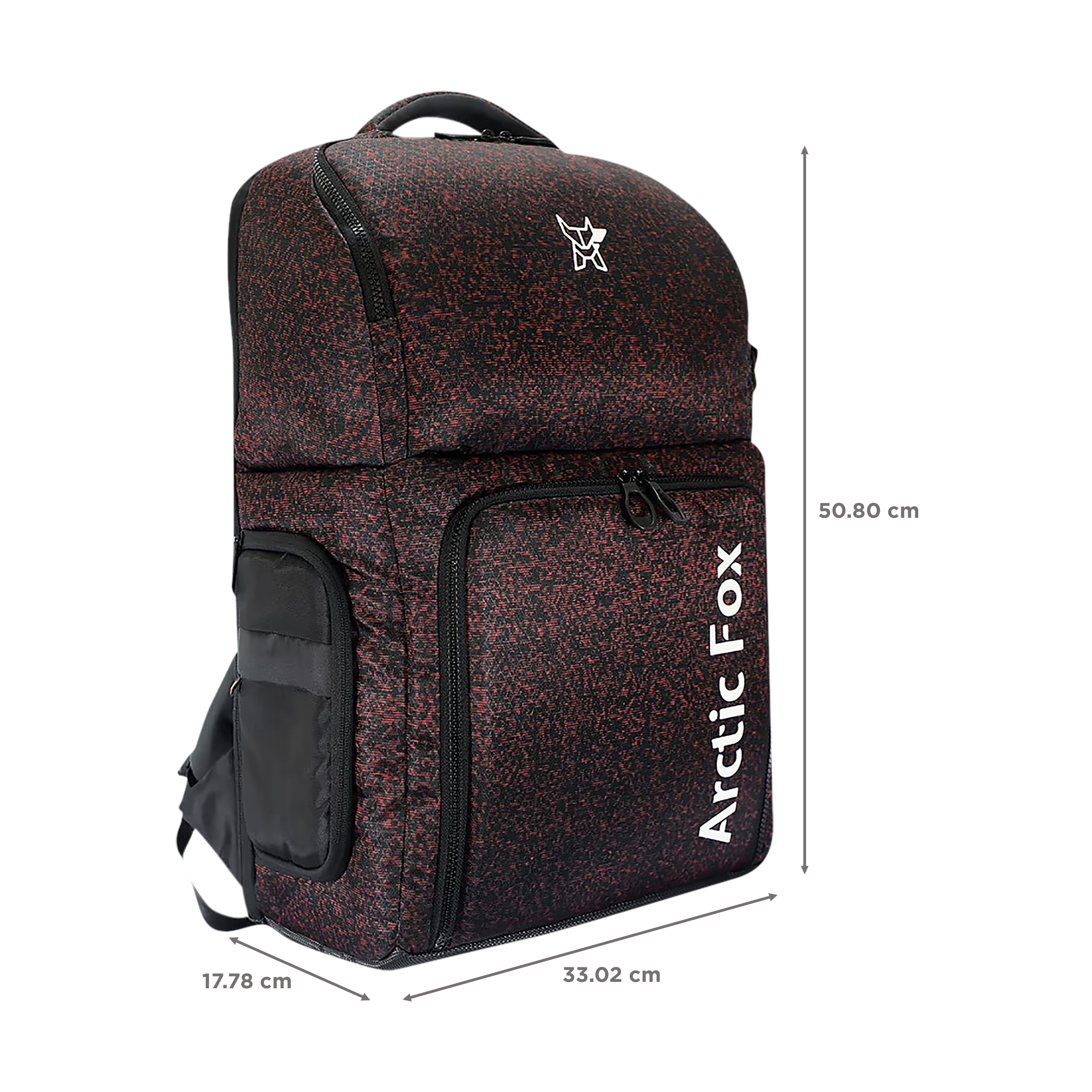 Arctic Fox Polaroid Water Repellent Backpack Camera Bag for DSLR (Tripod Holder, Fiery Red) Arctic Fox Polaroid Water Repellent Backpack Camera Bag for DSLR (Tripod Holder, Fiery Red)_3