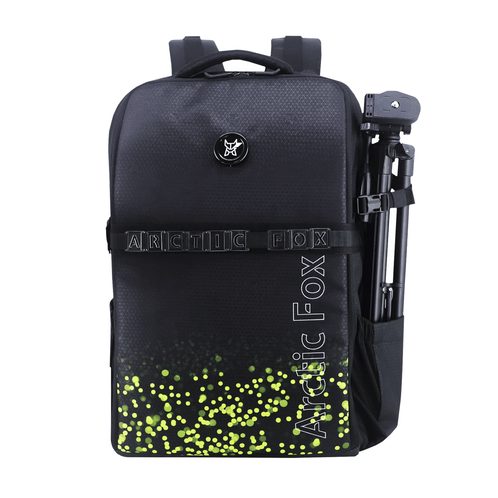 Arctic Fox Click Water Repellent Backpack Camera Bag for DSLR (Tripod Holder, Lime Popsicle)_1