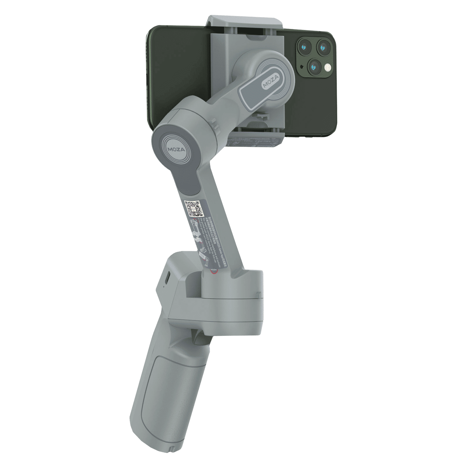 Moza Mini MX 3-Axis Gimbal for Mobile (Advanced Shooting Modes, Grey)_7