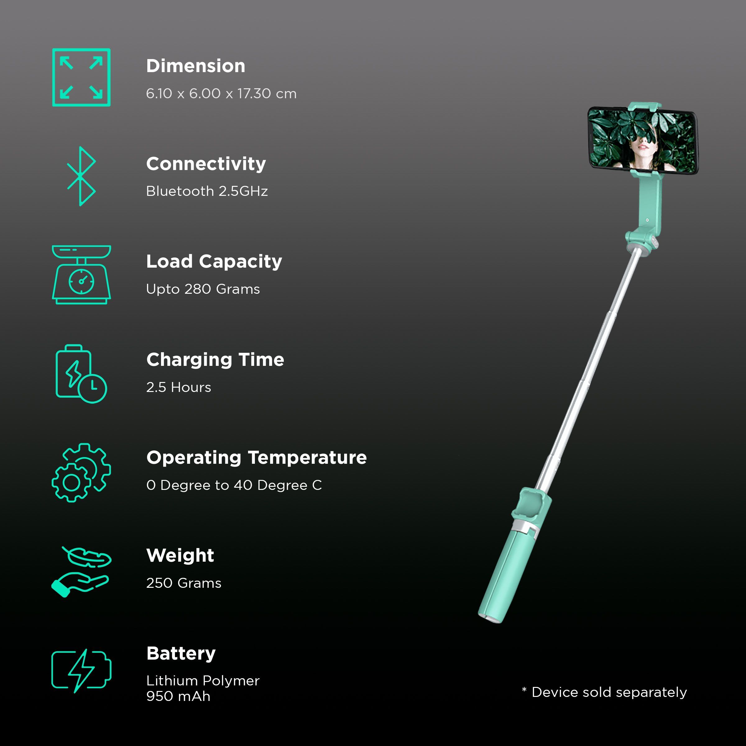 MOZA Nano SE Gimbal for Mobile with Remote (Wireless Dual Control, Green)_2