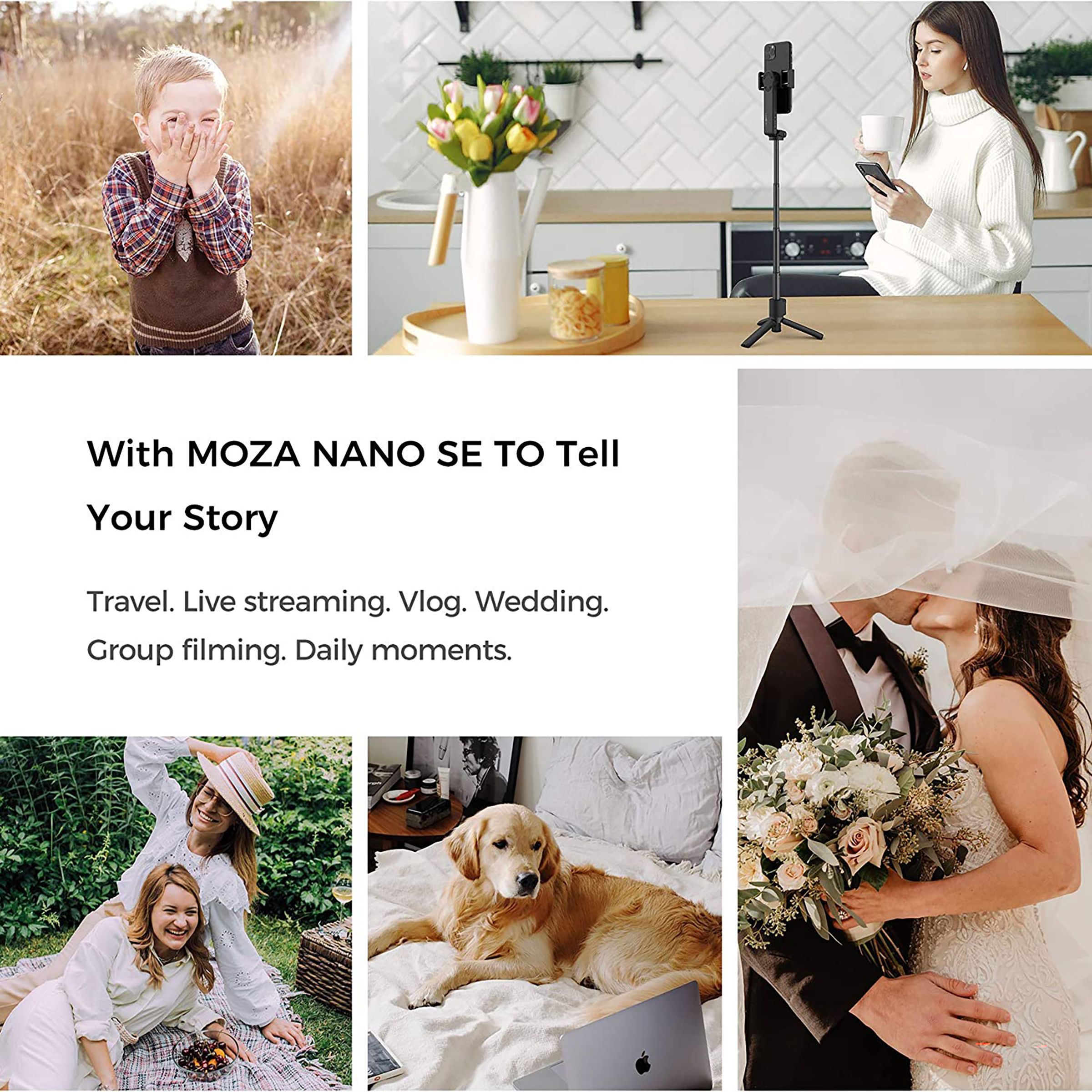 MOZA Nano SE Gimbal for Mobile with Remote (Wireless Dual Control, Green)_5