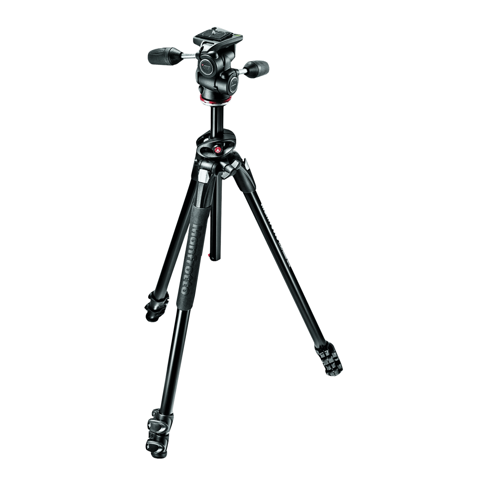 Manfrotto 290 175.5cm Adjustable Tripod for Camera (360 Degree Panoramic Rotation, Black)_1