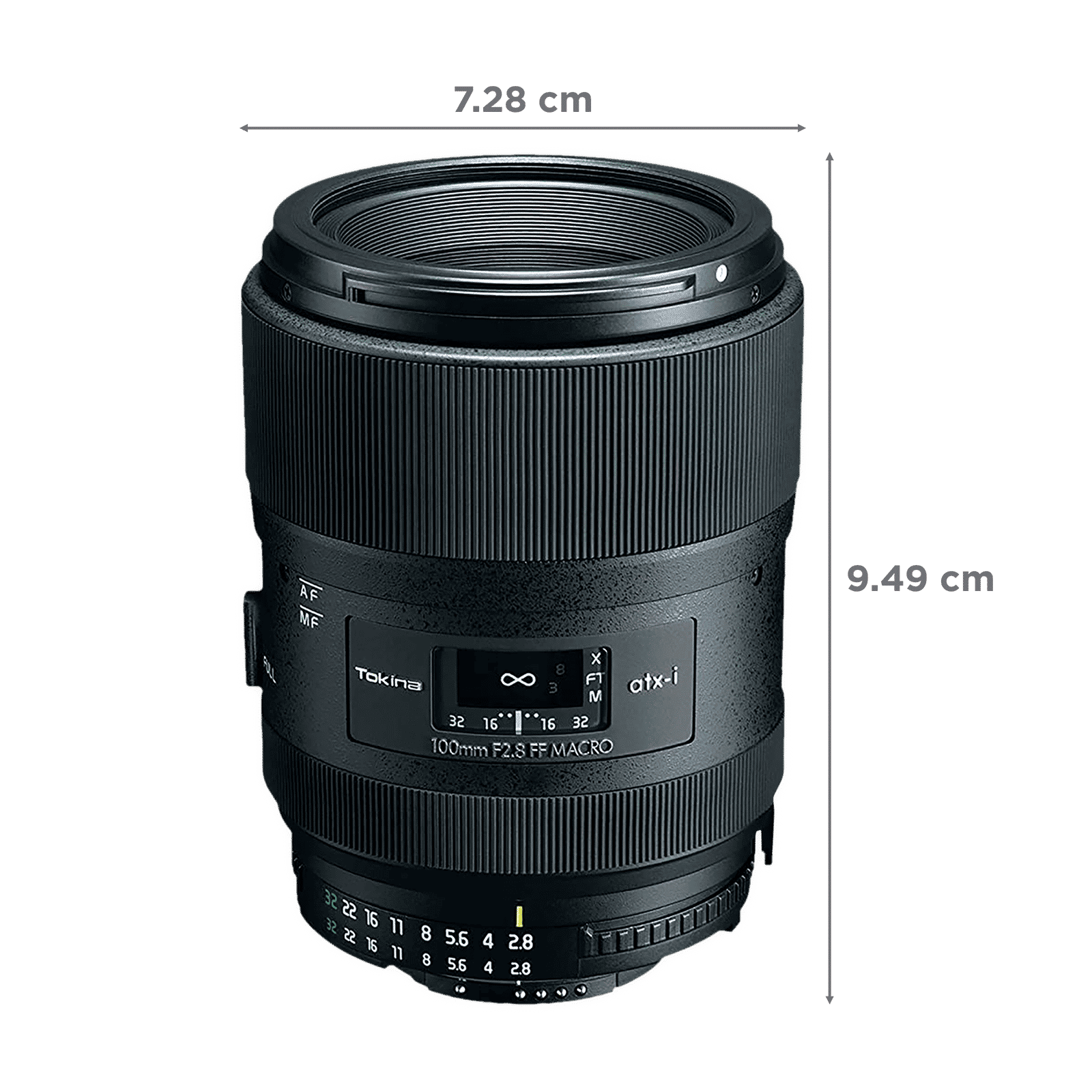 Tokina Atx-i 100mm f/2.8 - f/32 Telephoto Prime Lens for Nikon F Mount (One-touch Focus Clutch Mechanism)_2