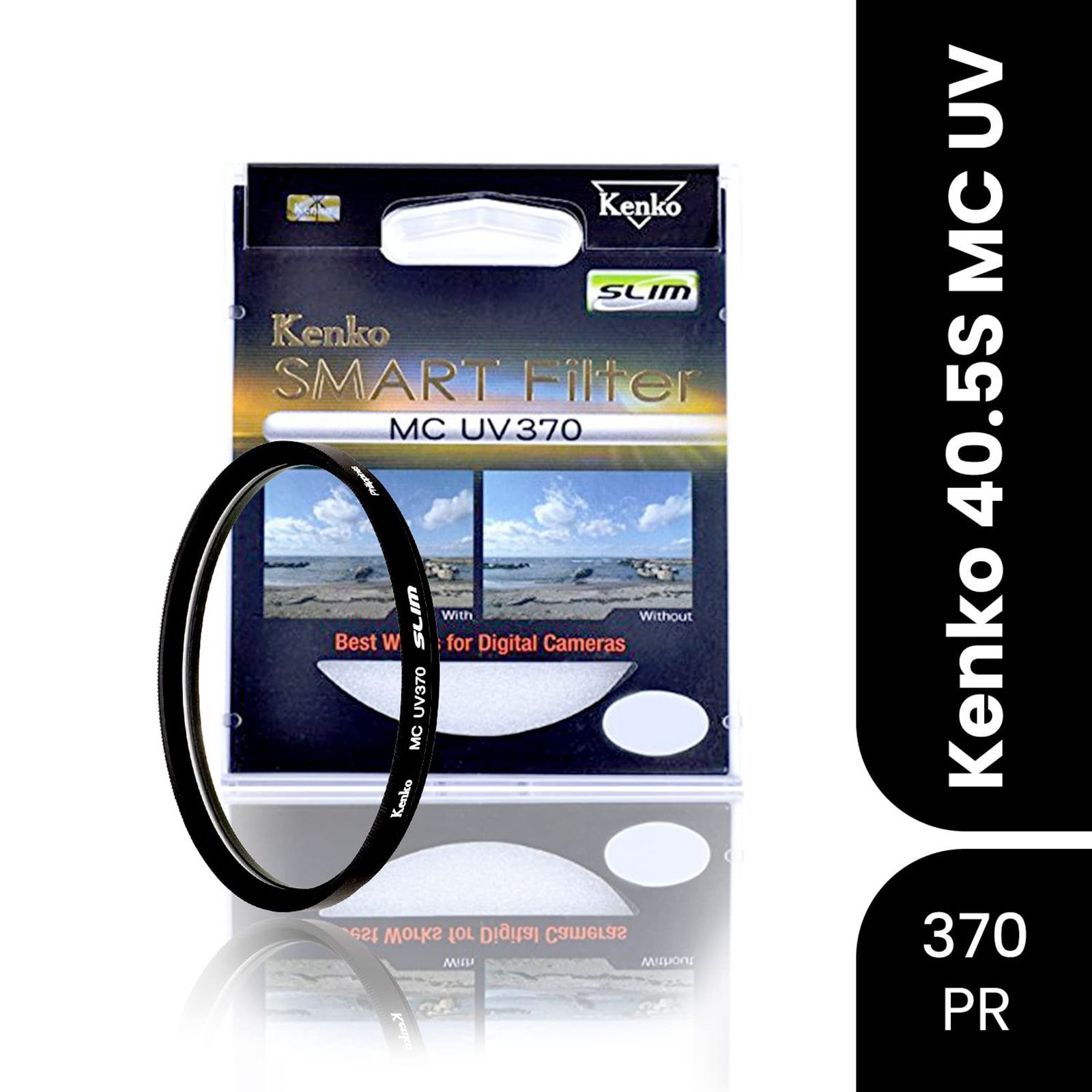 Kenko Smart UV370 40.5mm Camera Lens UV Filter (Low-Profile Frame)_5