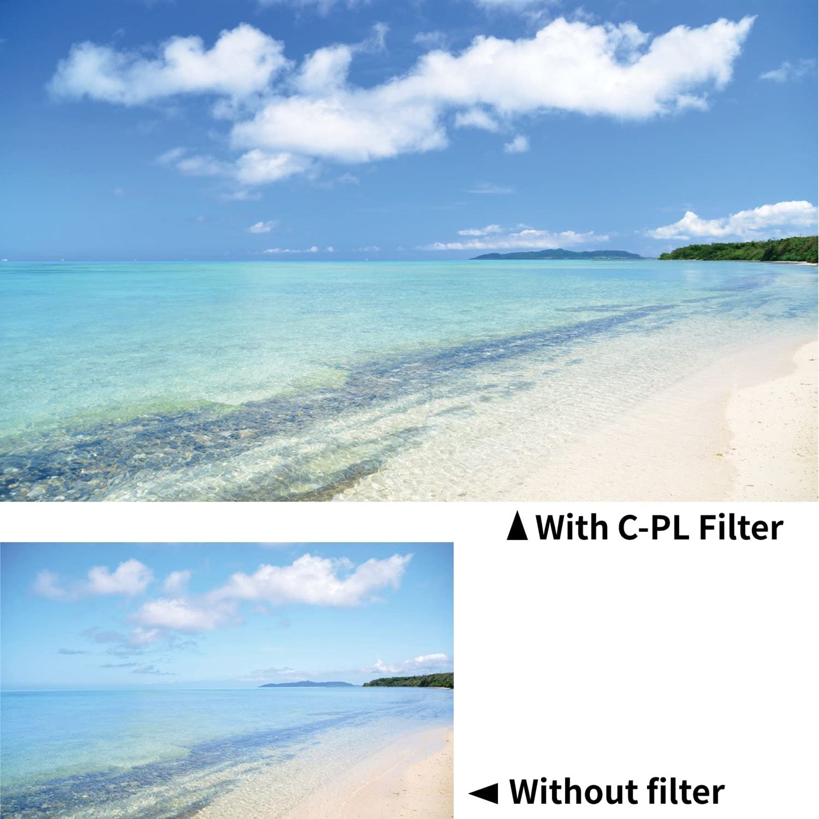 Kenko SMART C-PL 77mm Camera Lens Polarizer Filter (Absorbing Polarized Light)_5