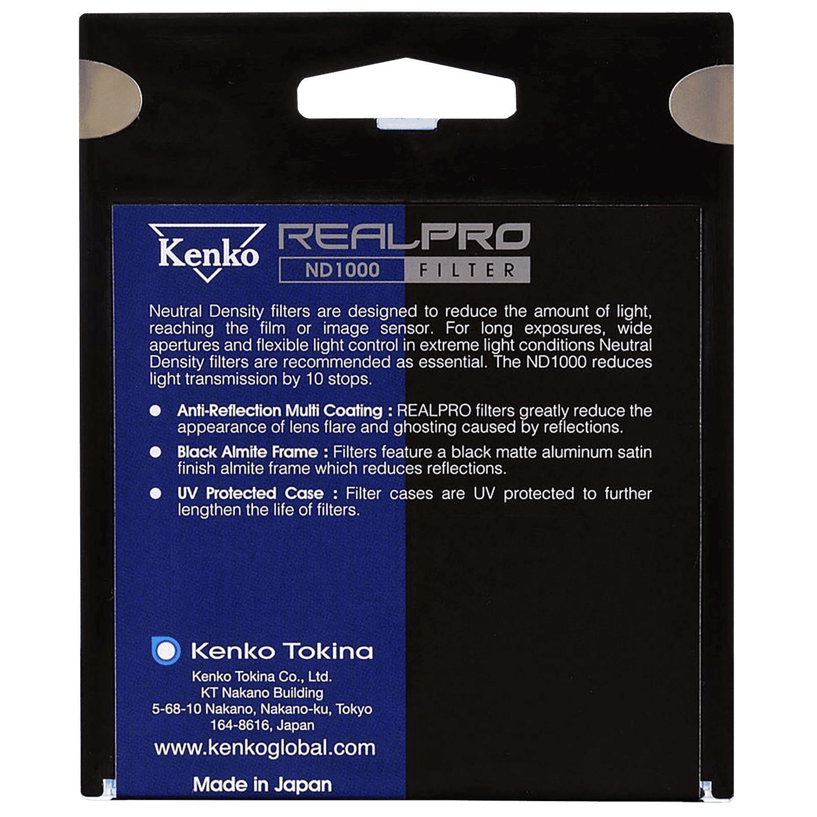 Kenko REALPRO 82mm Camera Lens Neutral Density Filter (Anti Reflective Coating)_4