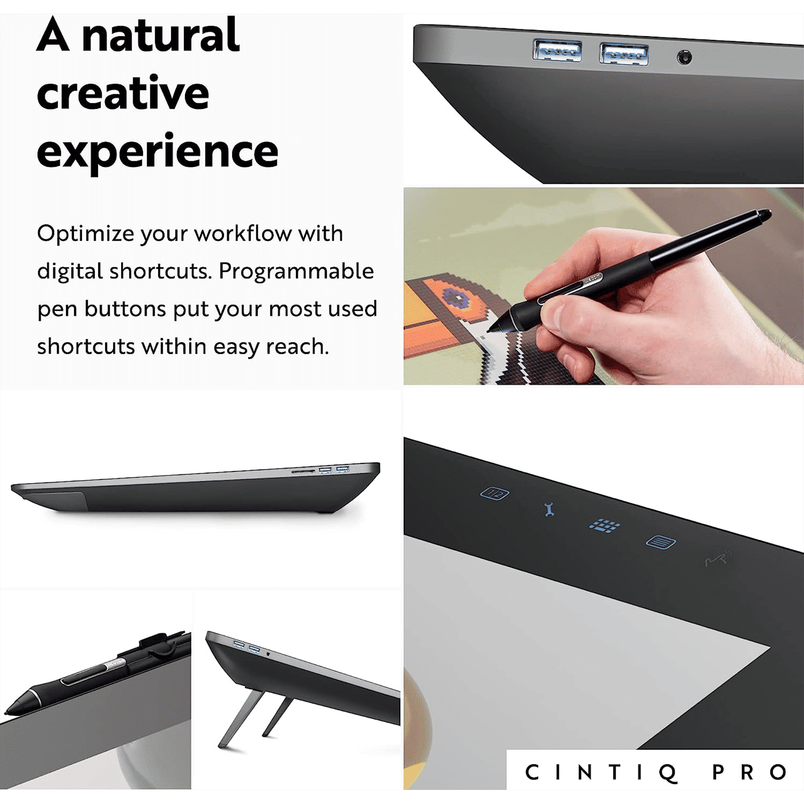 Wacom Cintiq Pro 24 Graphics Tablet (23.6 Inch, Black)_7