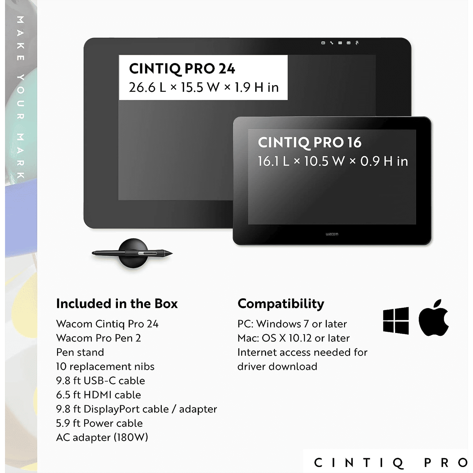 Wacom Cintiq Pro 24 Graphics Tablet (23.6 Inch, Black)_9