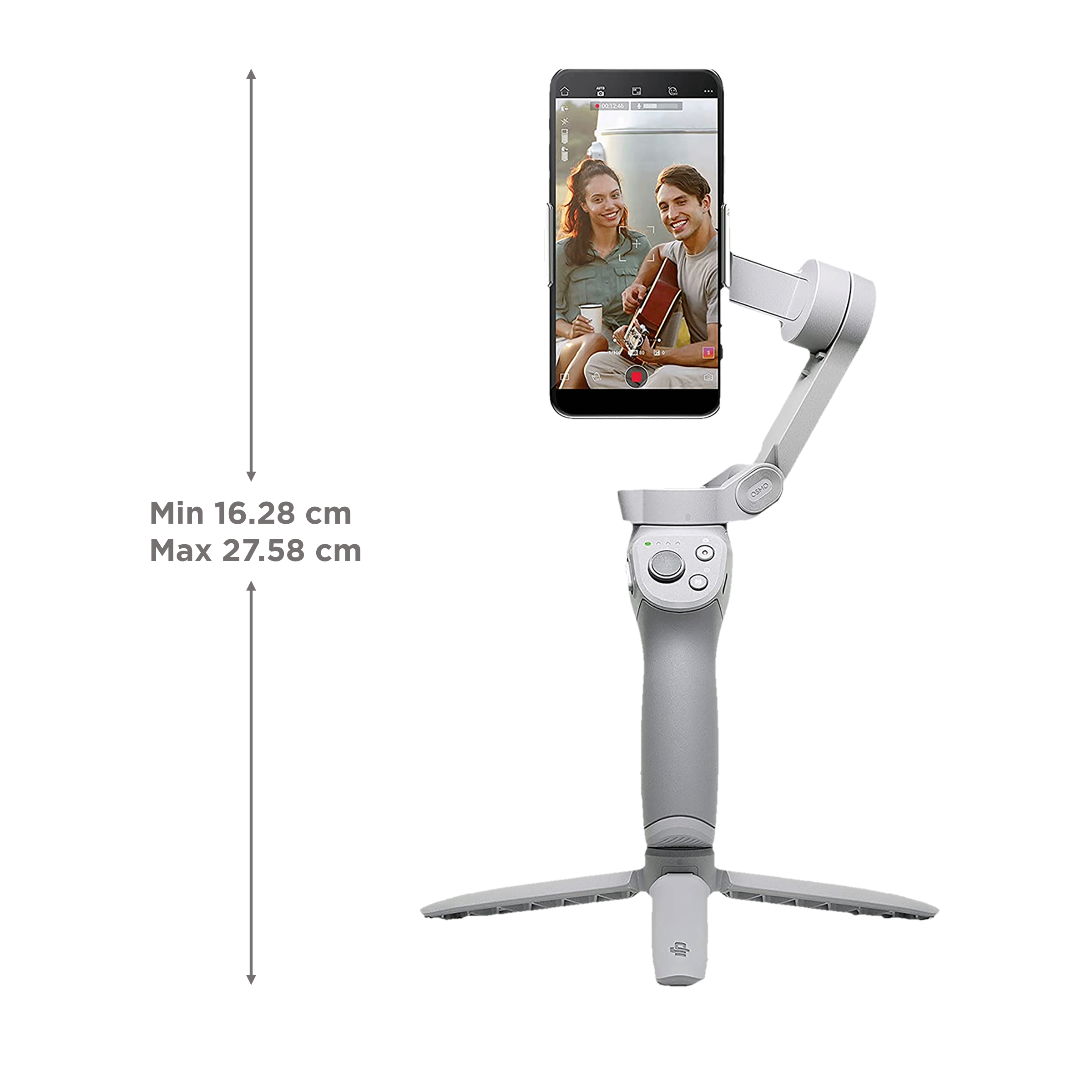 DJI OM 4 SE 3-Axis Gimbal for Mobile (ActiveTrack 3.0, Grey)_3