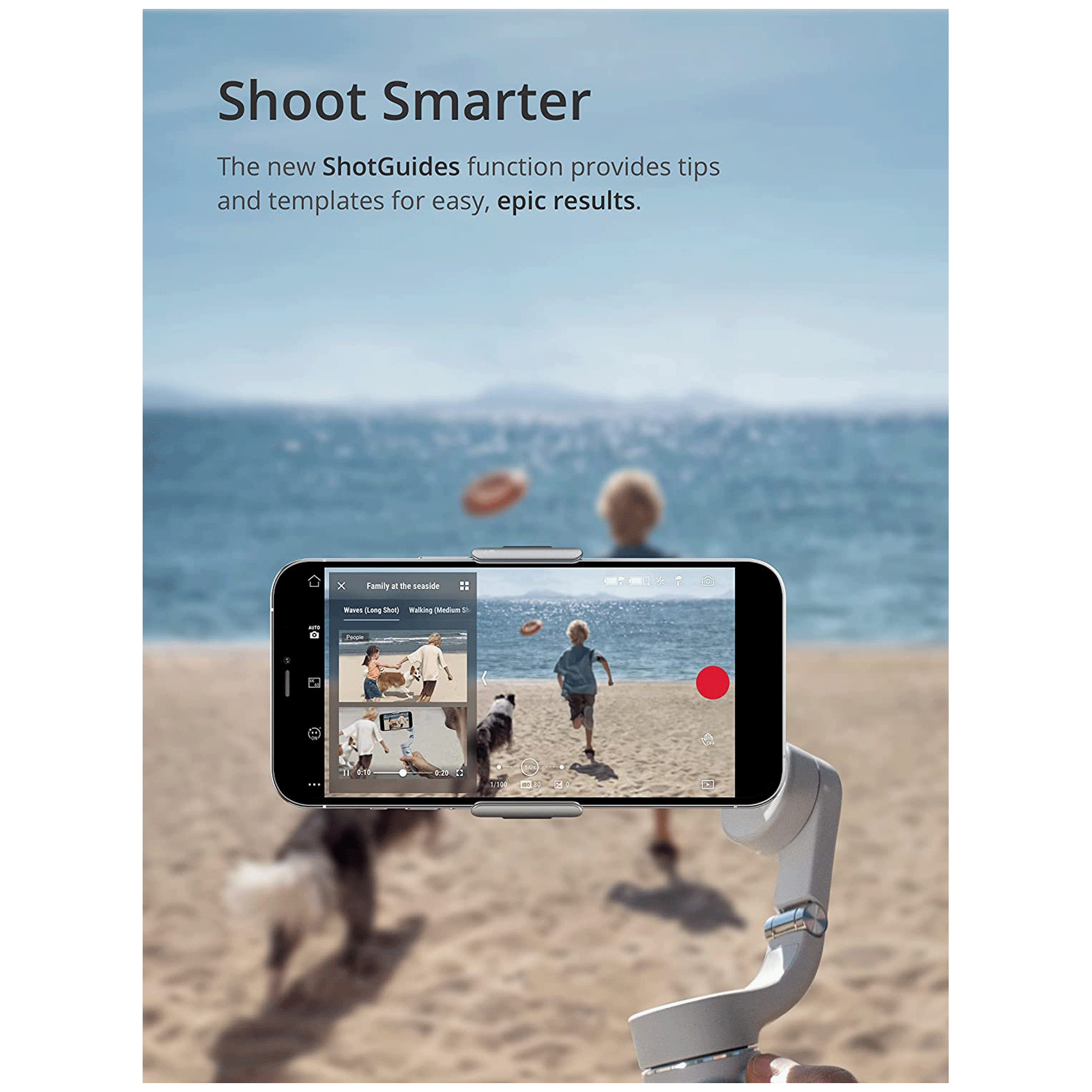 DJI OM 5 3-Axis Gimbal for Mobile (ActiveTrack 4.0, White)_5