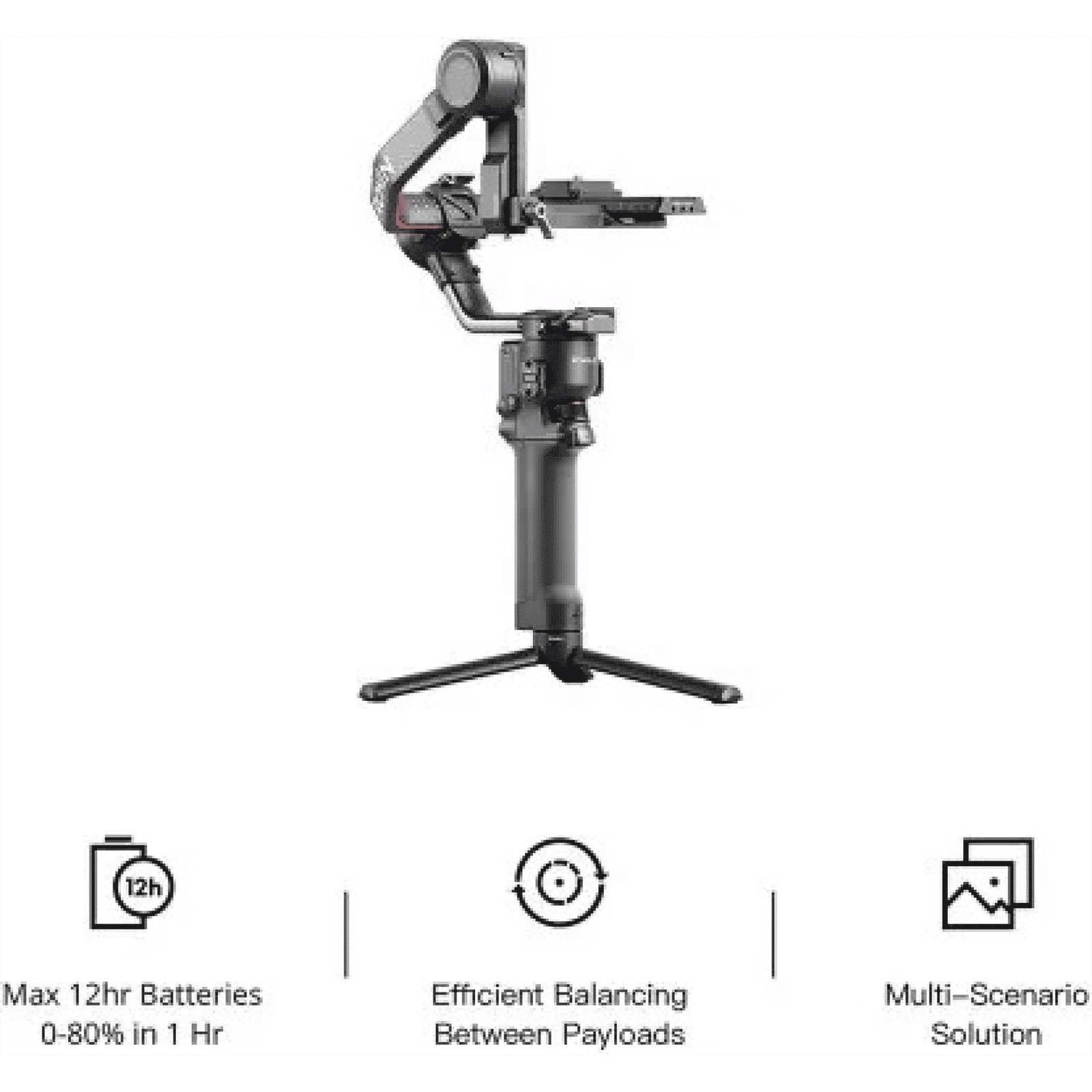 DJI RS2 Pro Combo Gimbal Stabilizer (Titan Stabilization Algorithm, Black) DJI RS2 Pro Combo Gimbal Stabilizer (Titan Stabilization Algorithm, Black)_7