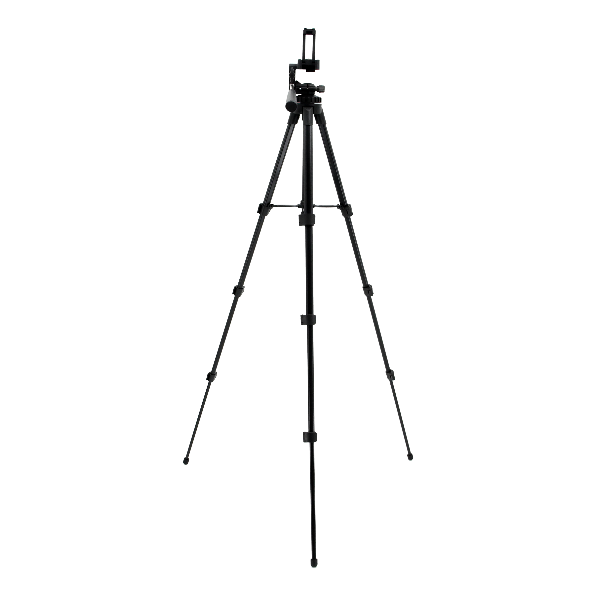 Croma 128cm Adjustable Tripod for Mobile and Camera (3 Way Pan Head, Black)_7