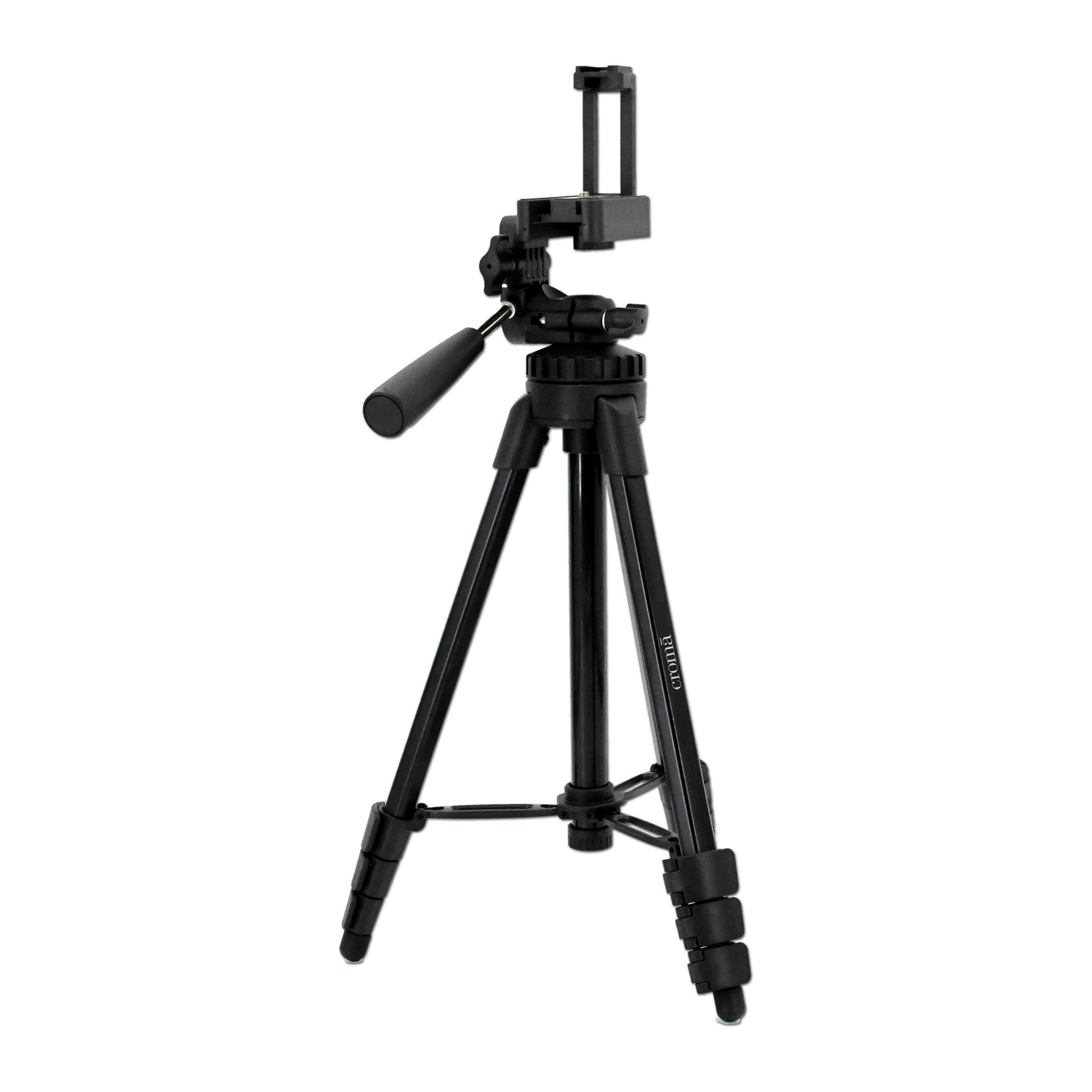 Croma 128cm Adjustable Tripod for Mobile and Camera (3 Way Pan Head, Black)_8