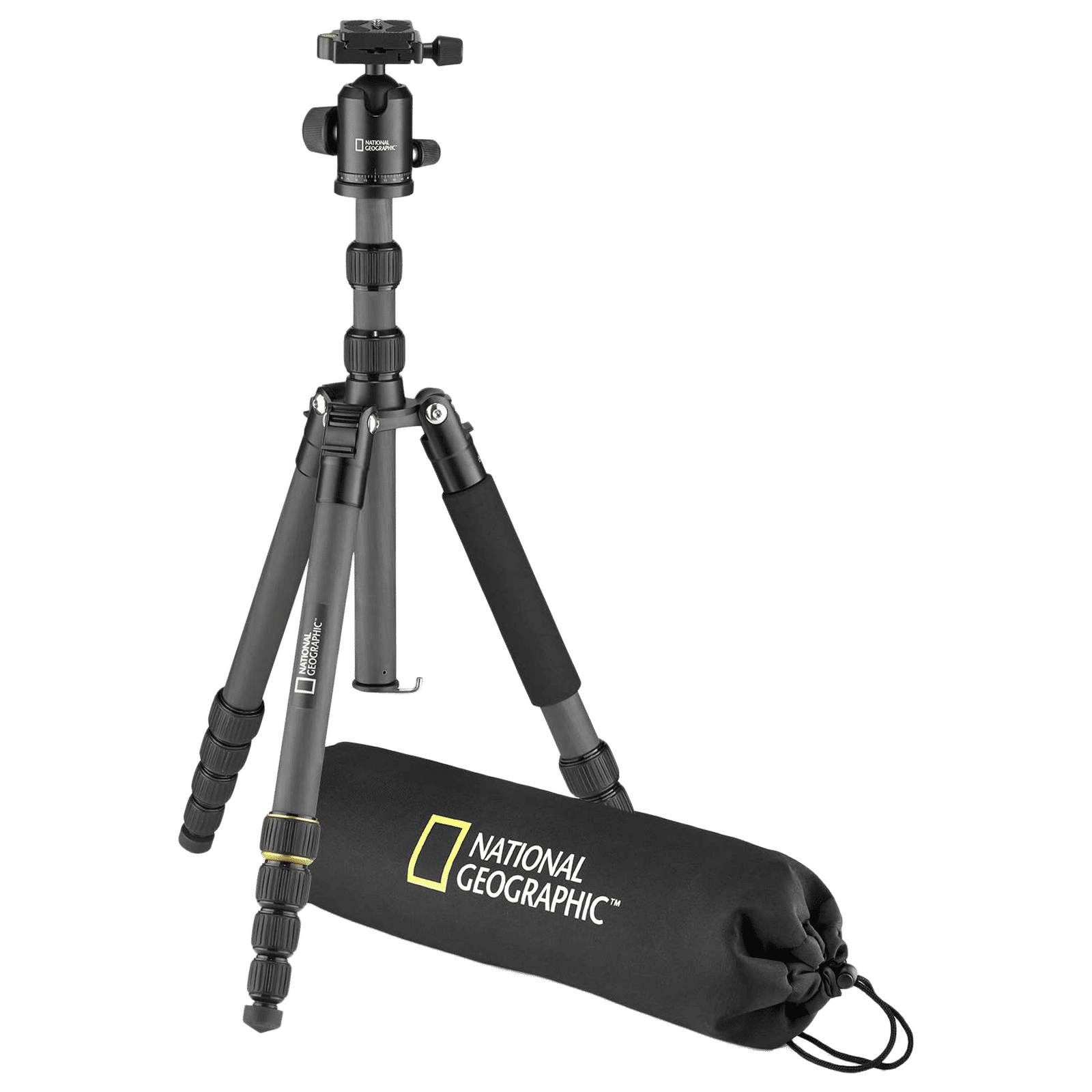 NATIONAL GEOGRAPHIC Travel Photo 158cm Adjustable Tripod for Camera (2 in 1, Black)_6