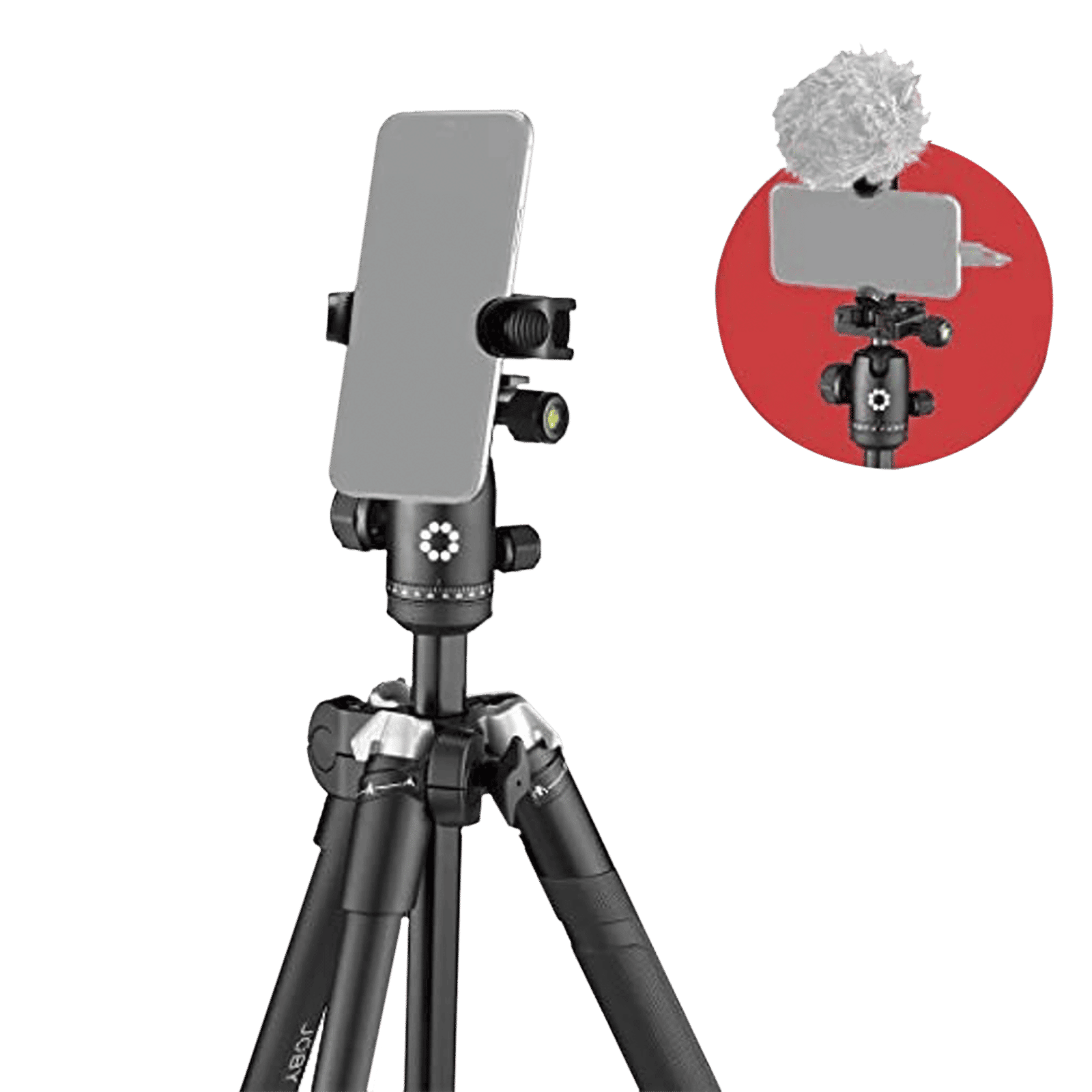 JOBY RangePod 160cm Adjustable Tripod for Mobile and Camera (360 Degree Panoramic Rotation, Black)_11