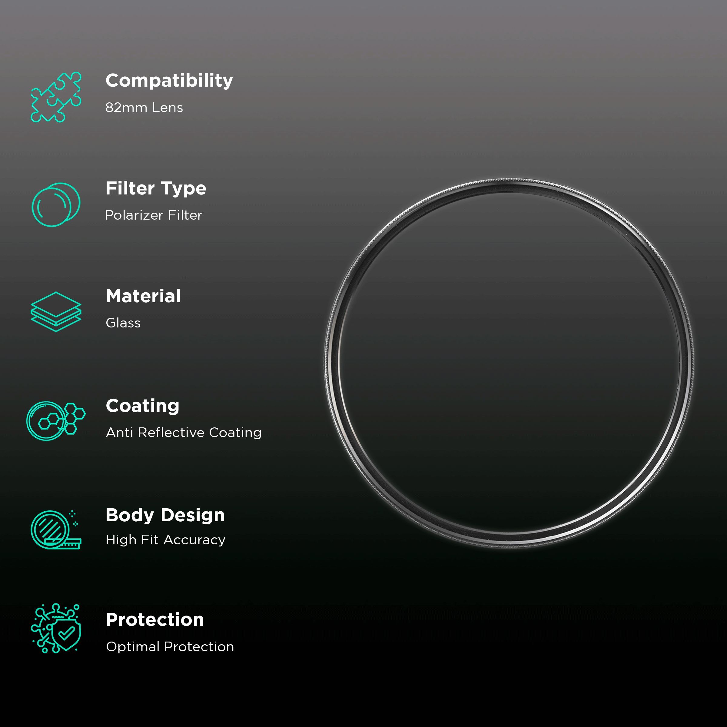 Carl Zeiss T* 82mm Camera Lens Polarizer Filter (Anti Reflective Coating) Carl Zeiss T* 82mm Camera Lens Polarizer Filter (Anti Reflective Coating)_2