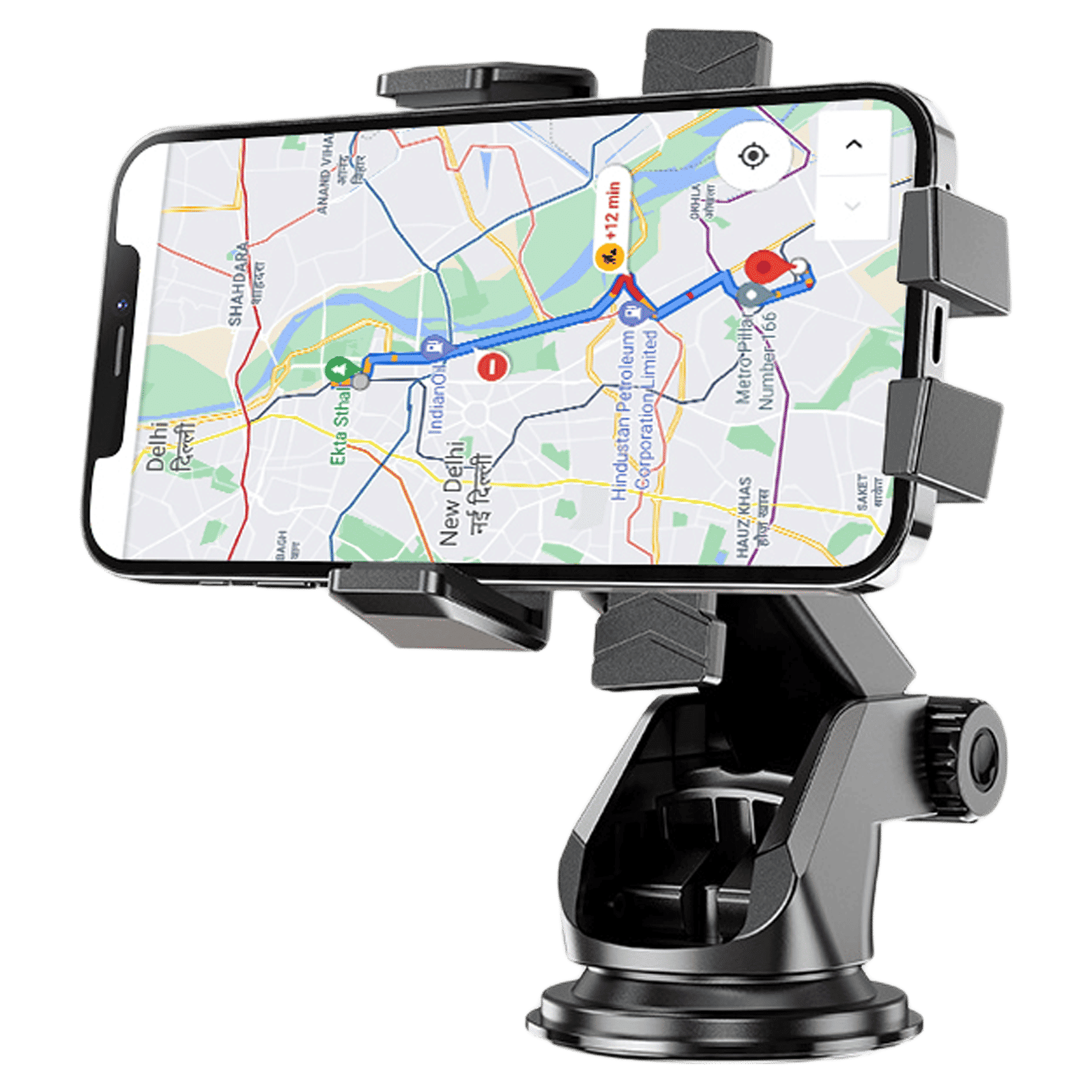 ultraprolink UM1074 Dash Mount for Mobile (Adjustable Telescopic Arm, Black)_5