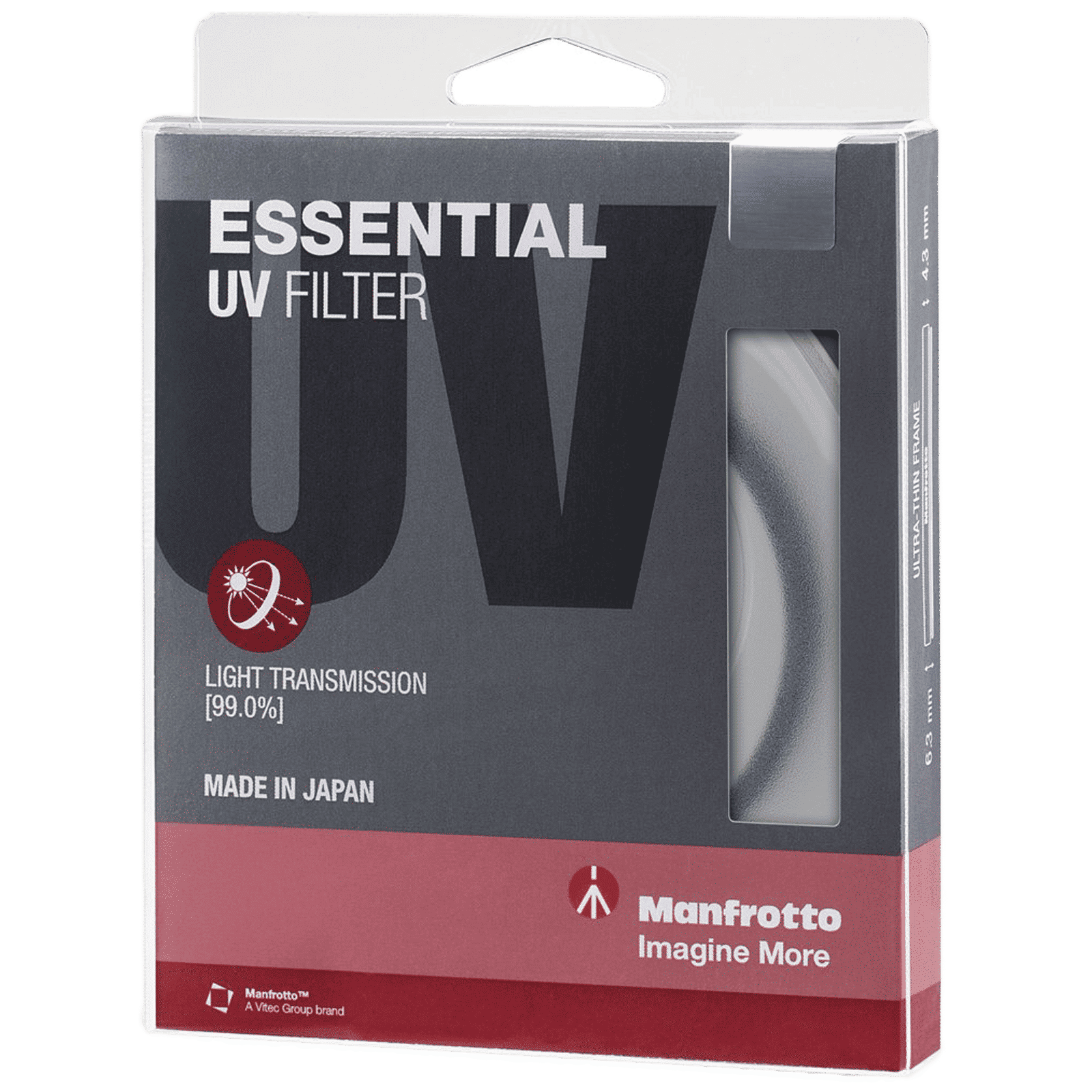 Manfrotto Essential 58mm Camera Lens UV Filter (Water Repellent)_4