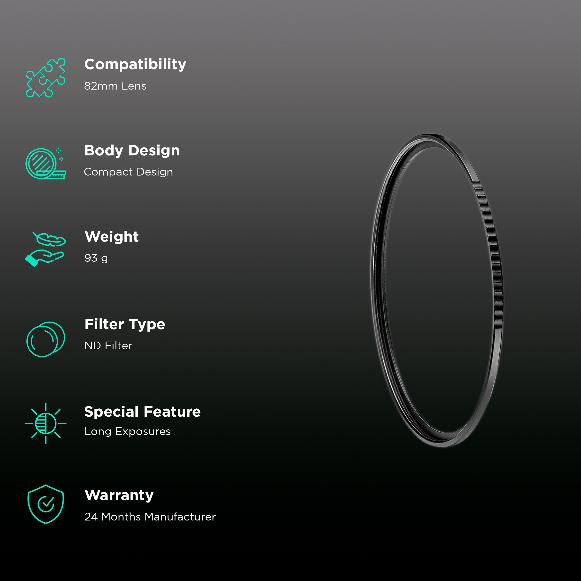 Manfrotto XUME Lens Adapter For DSLR Camera (Perfect for Polarizers, ND Filters and Variable NDs, MFXLA82, Black) Manfrotto XUME Lens Adapter For DSLR Camera (Perfect for Polarizers, ND Filters and Variable NDs, MFXLA82, Black)_2