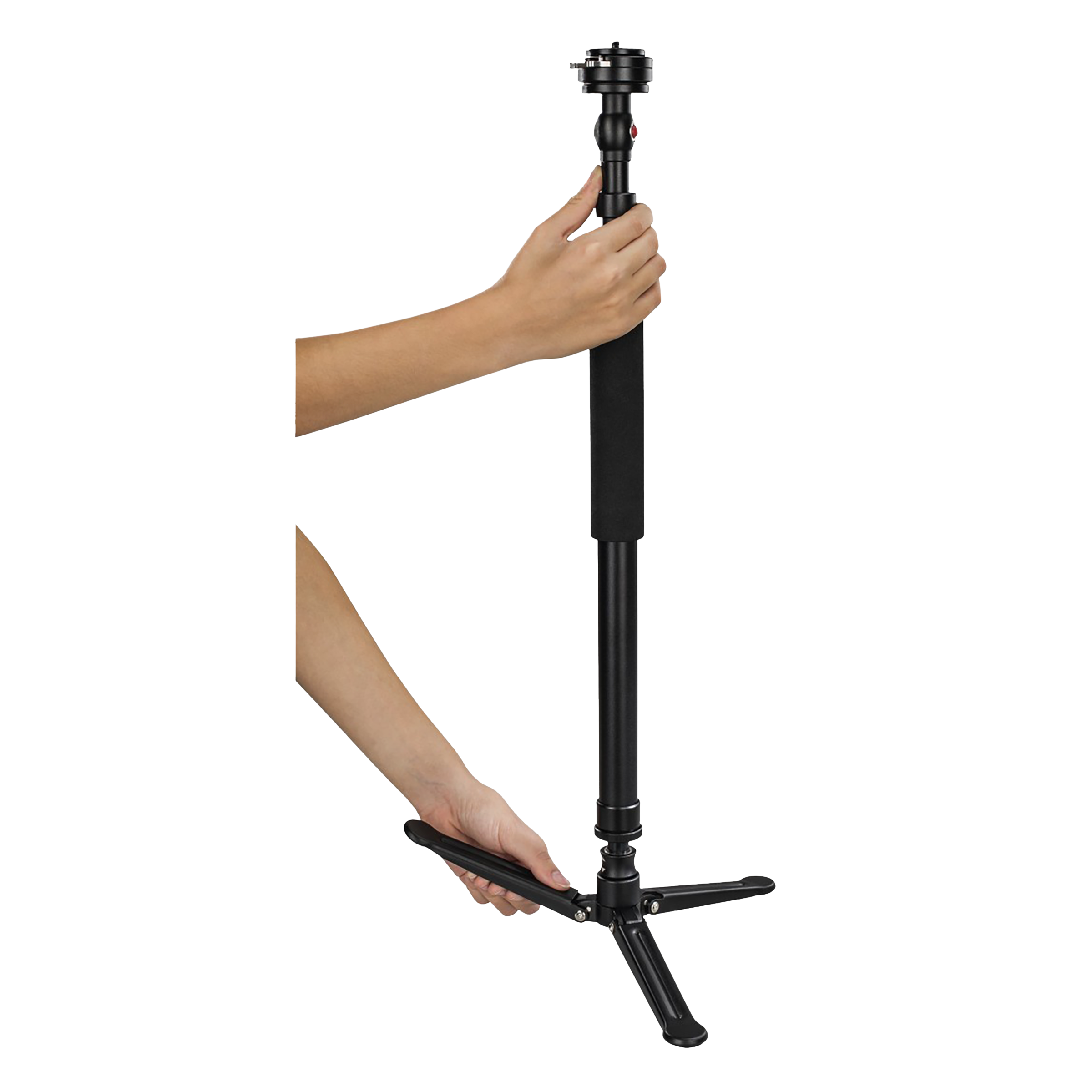 hama Smooth 155cm Adjustable Monopod for Camera (360 Degree Panoramic Shots, Black)_11