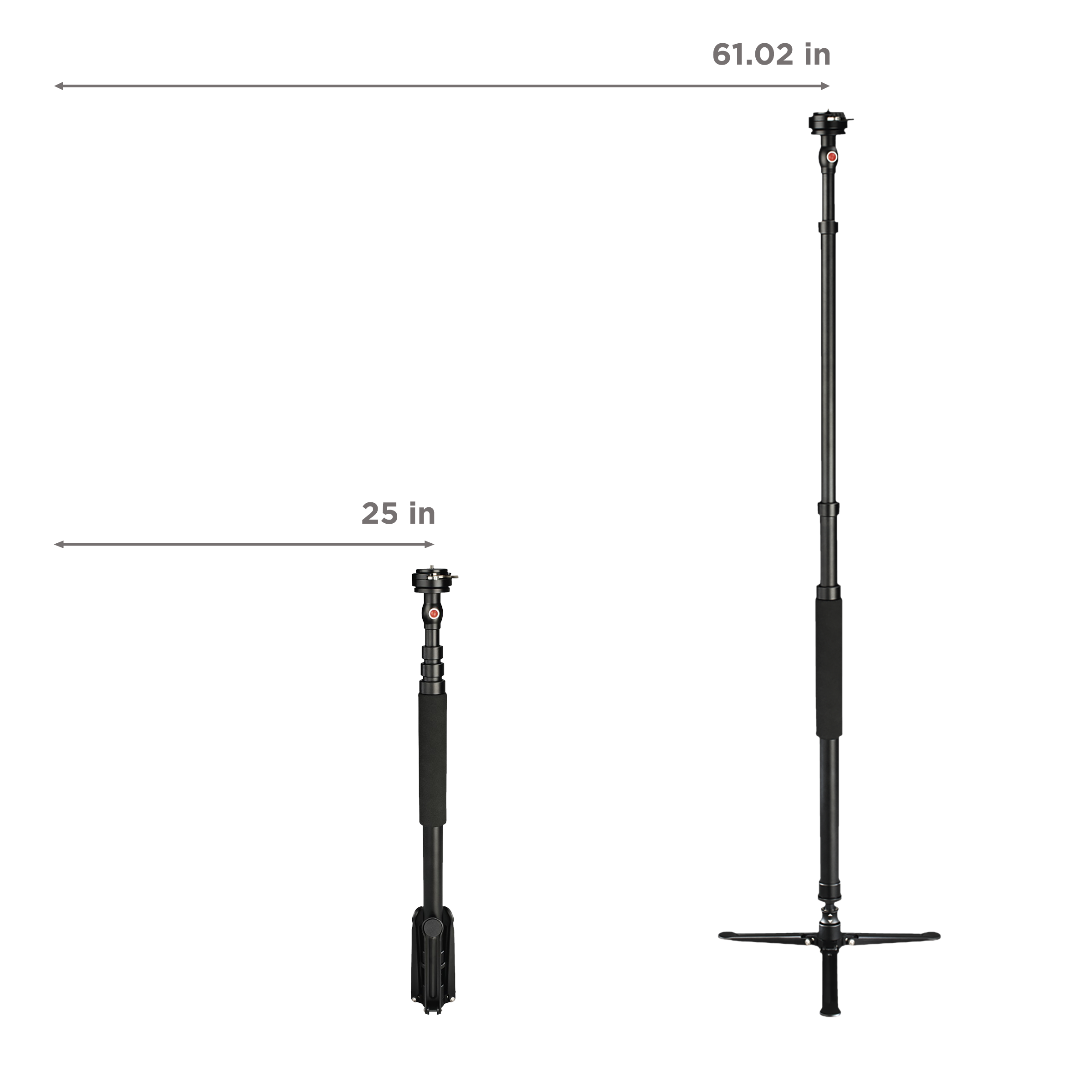 hama Smooth 155cm Adjustable Monopod for Camera (360 Degree Panoramic Shots, Black)_3
