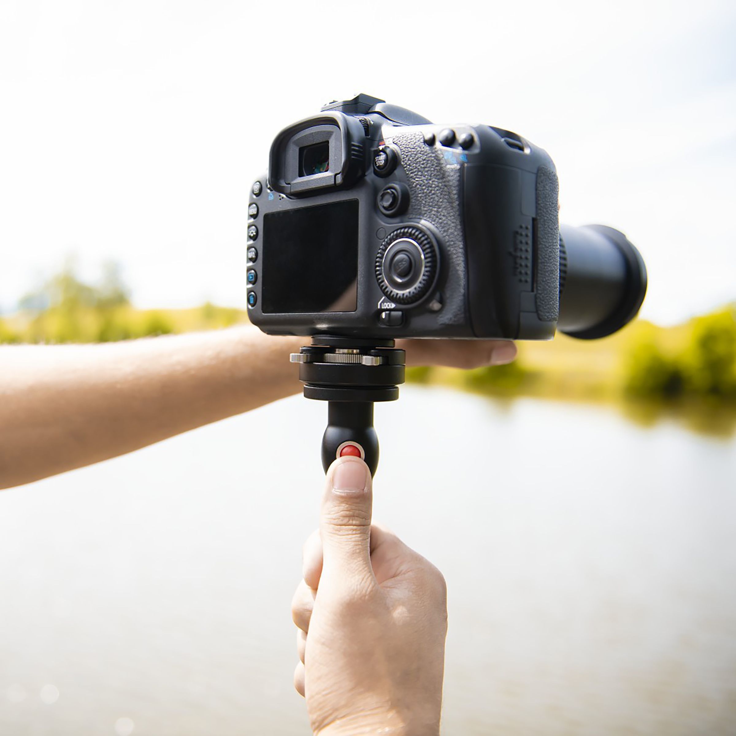 hama Smooth 155cm Adjustable Monopod for Camera (360 Degree Panoramic Shots, Black)_5