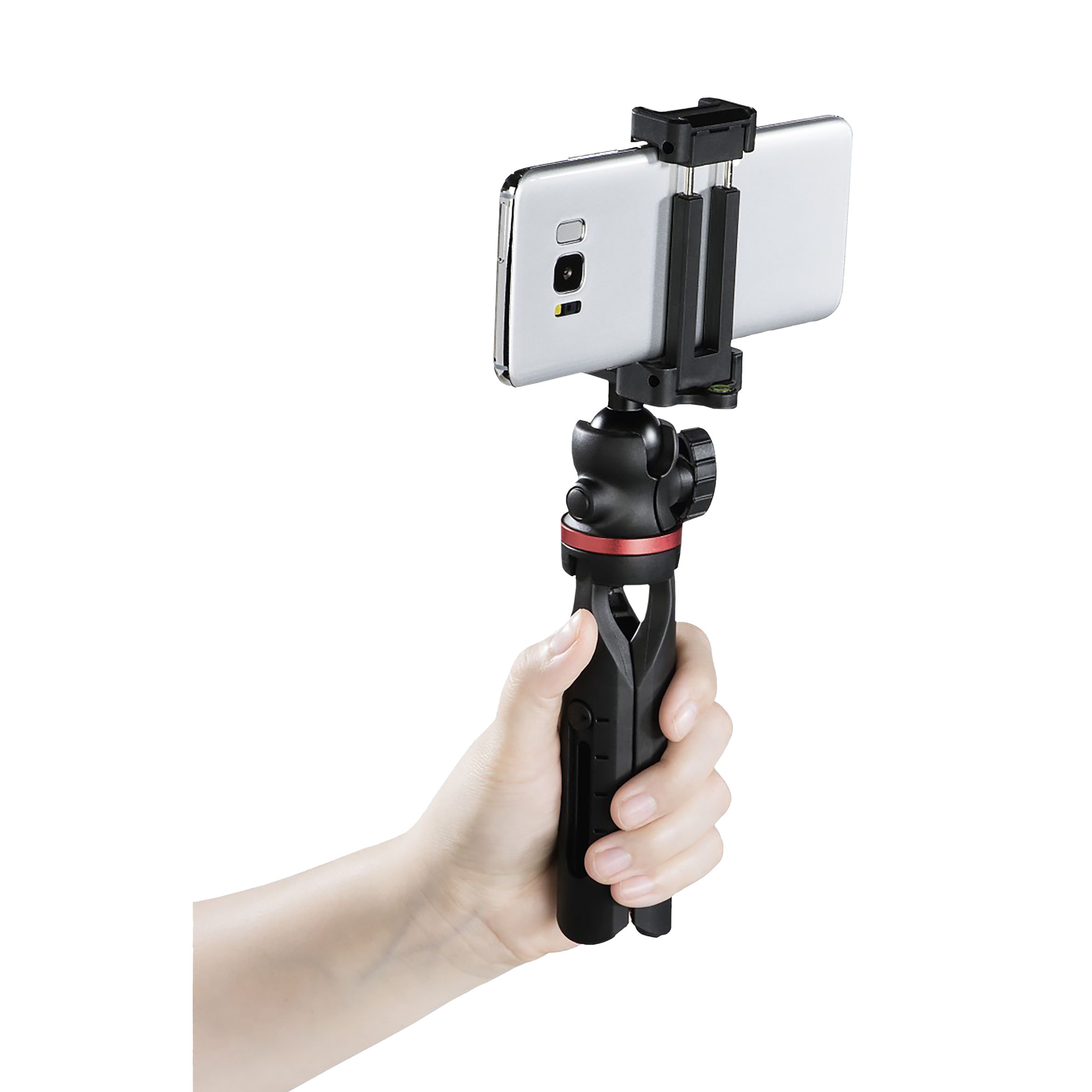 hama Solid 19cm Adjustable Tripod for Mobile and Camera (3D Ball Head, Black) hama Solid 19cm Adjustable Tripod for Mobile and Camera (3D Ball Head, Black)_11