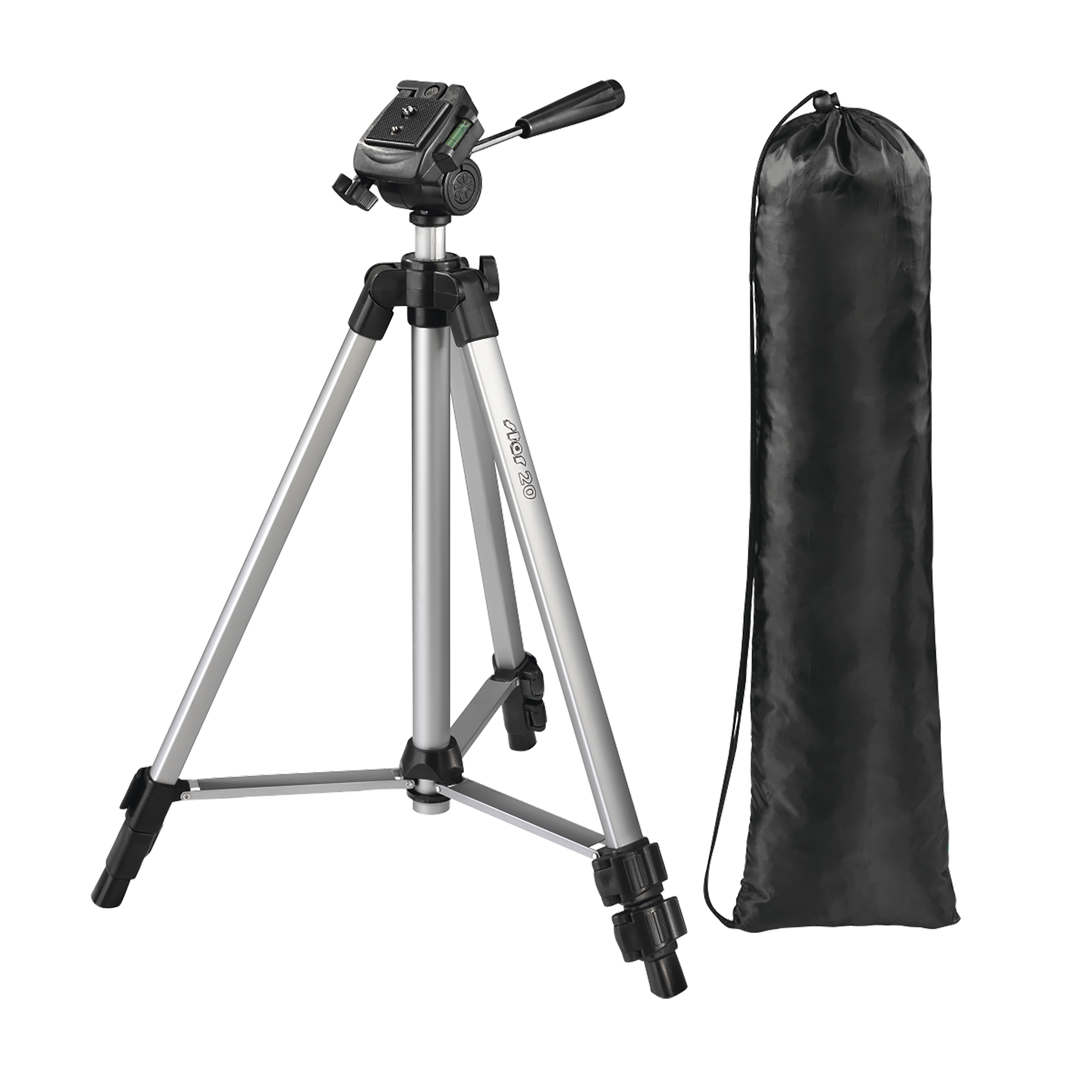 hama Star 20 125cm Adjustable Tripod for Camera (3D Tilt Head, Silver)_5