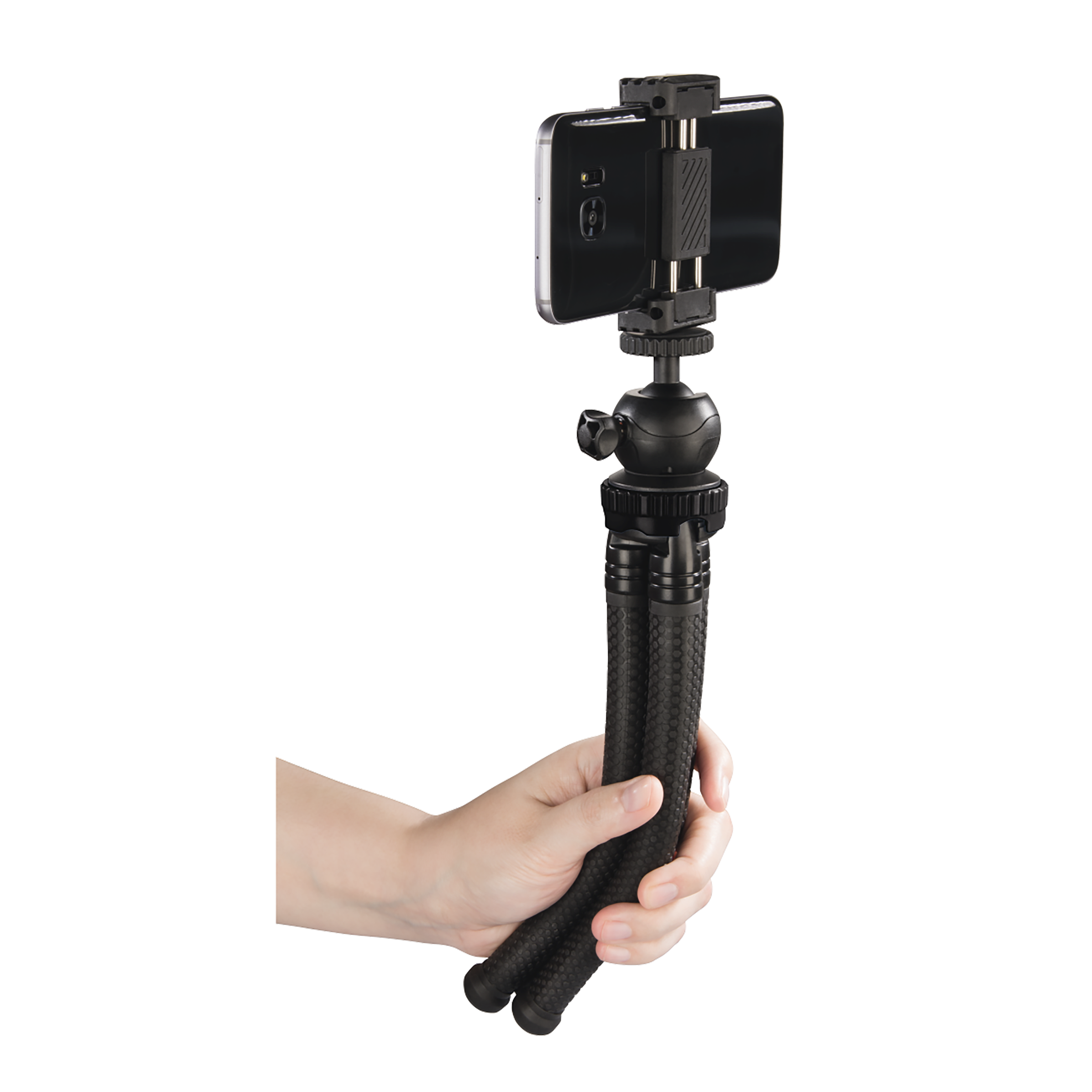 hama Flex Pro 27cm Adjustable Tripod for Mobile and Camera (Ball Head, Black) hama Flex Pro 27cm Adjustable Tripod for Mobile and Camera (Ball Head, Black)_13