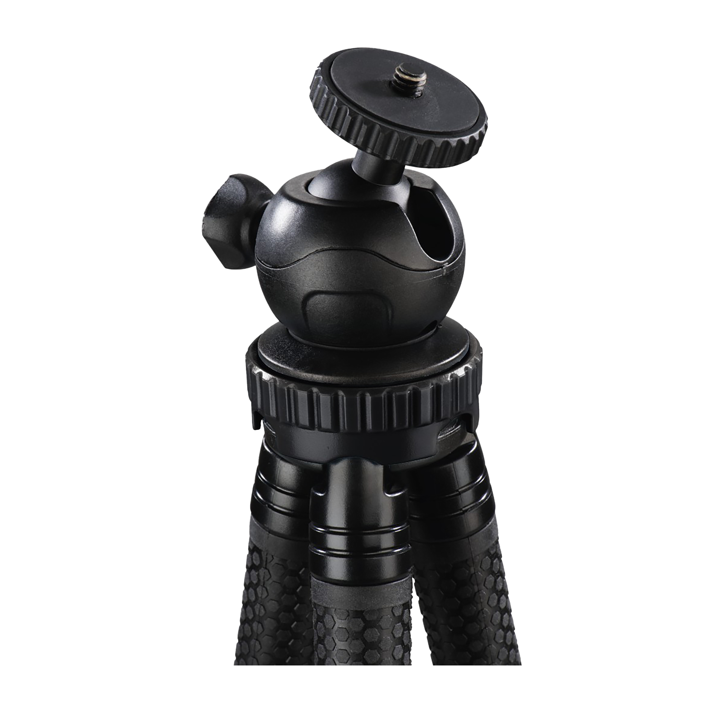 hama Flex Pro 27cm Adjustable Tripod for Mobile and Camera (Ball Head, Black) hama Flex Pro 27cm Adjustable Tripod for Mobile and Camera (Ball Head, Black)_5