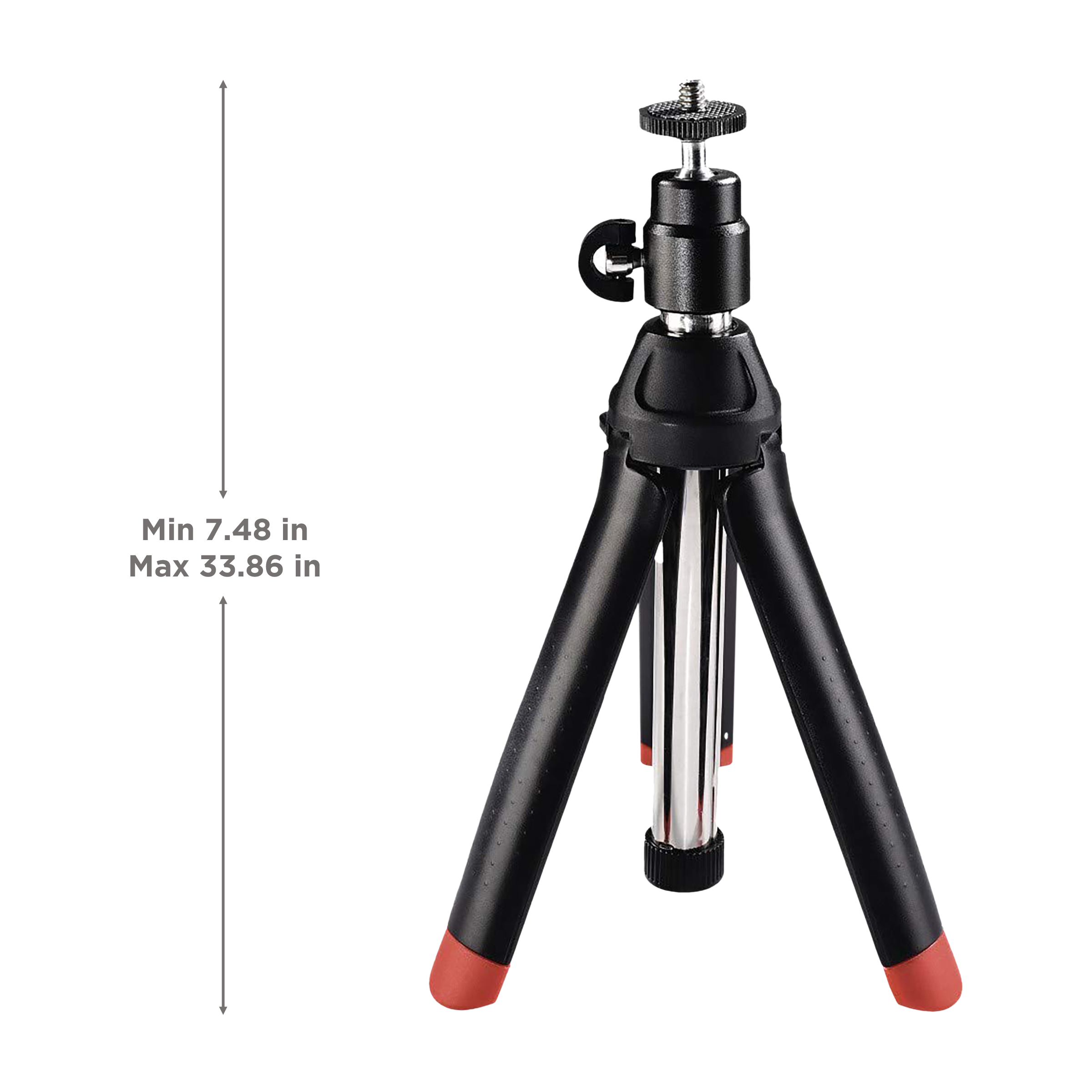 hama Multi 86cm Adjustable Tripod for Mobile and Camera (4 in 1, Black)_3