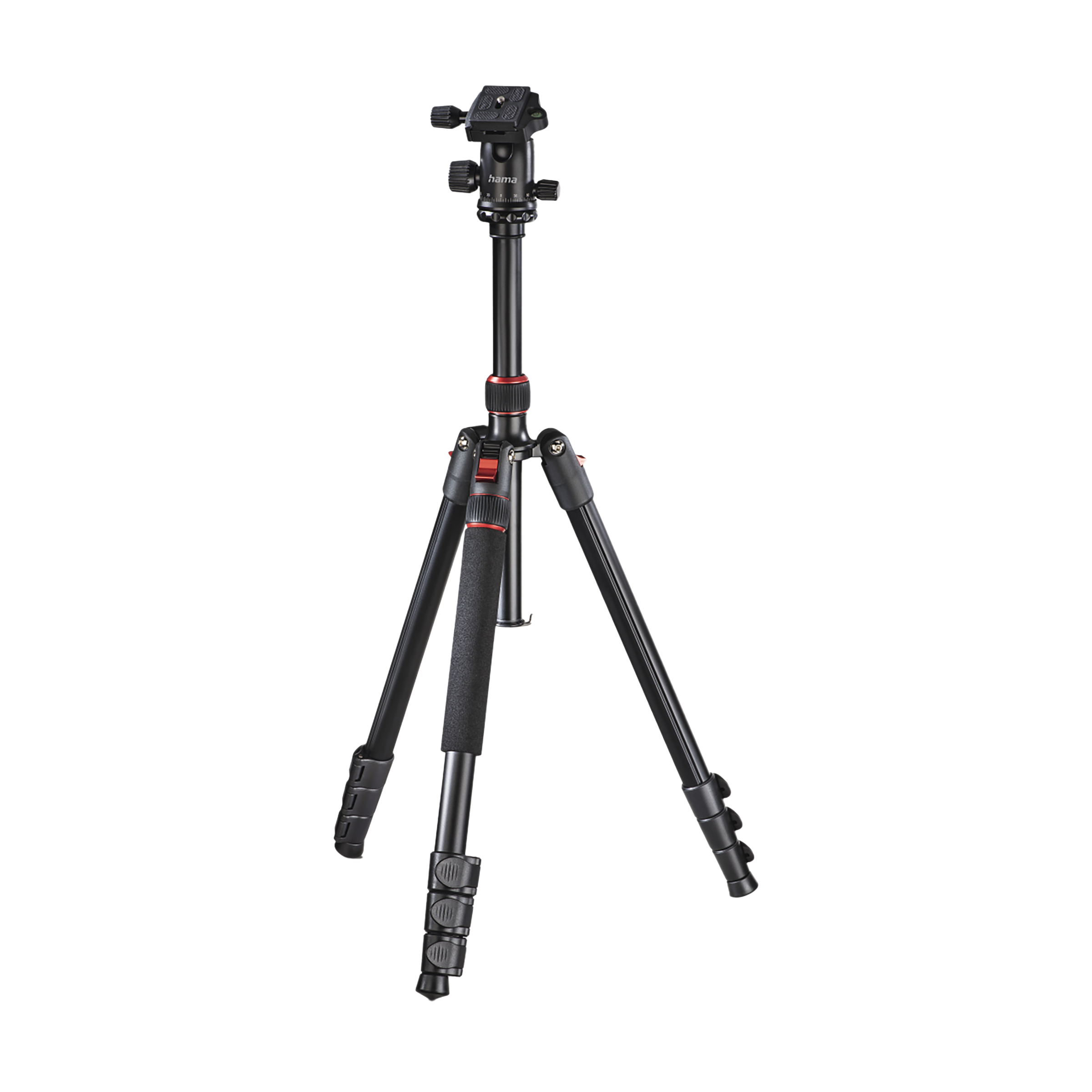 hama Tar Duo 165cm Adjustable Tripod for Camera (Ball Head with Panoramic Function, Black)_1
