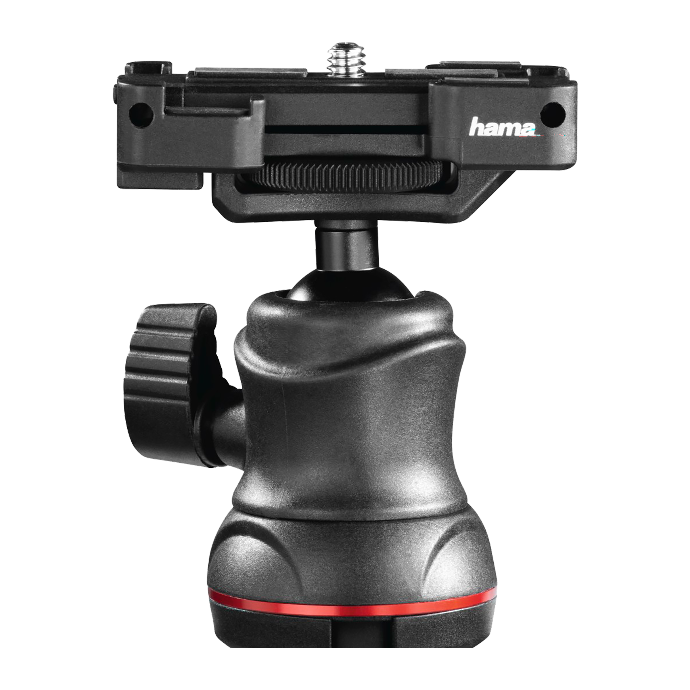 hama Solid II 21B 21cm Adjustable Tripod for Mobile and Camera (3D Ball Head, Black)_5