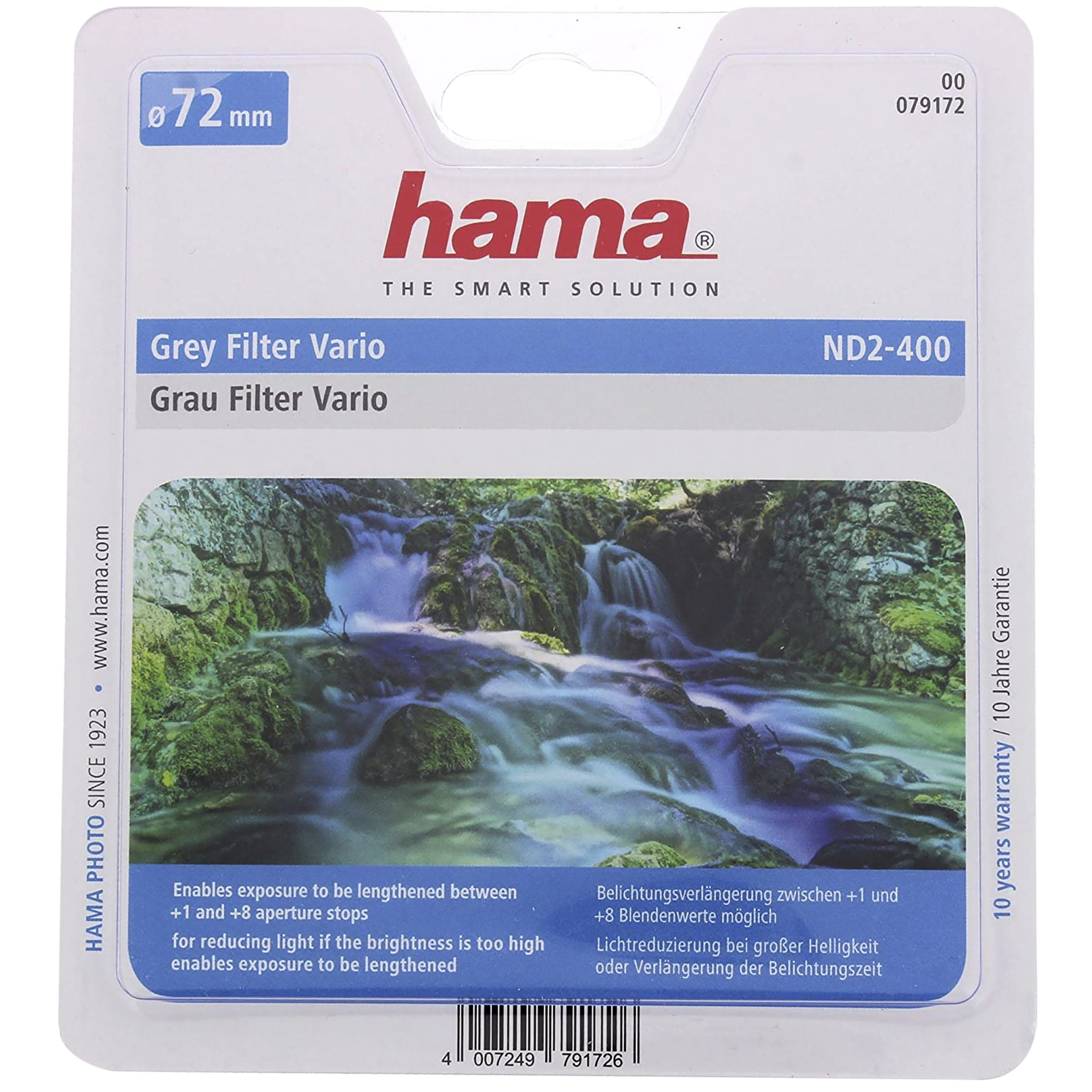 hama Vario ND2-400 72mm Camera Lens Neutral Density Filter (Multilayer Coating)_4