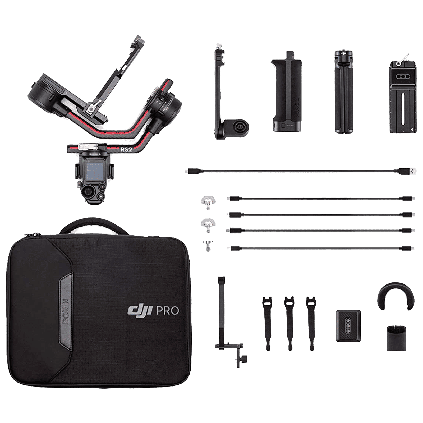 DJI RS2 Gimbal For Smartphone & Camera (Camera Stabilization, po2, Black)_6