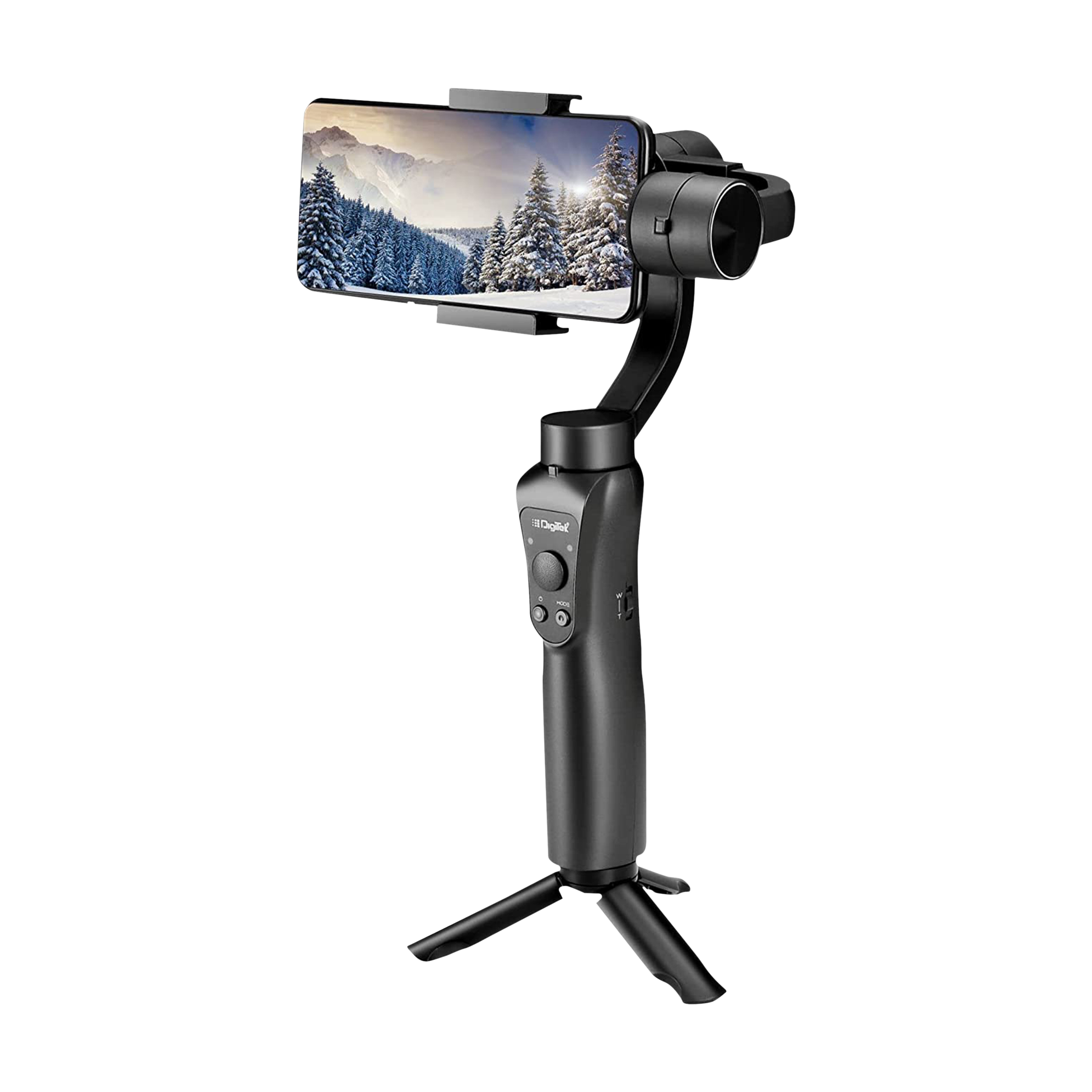 DigiTek DSG 005 3-Axis Gimbal for Mobile (Face & Object Tracking Motion, Black)_1