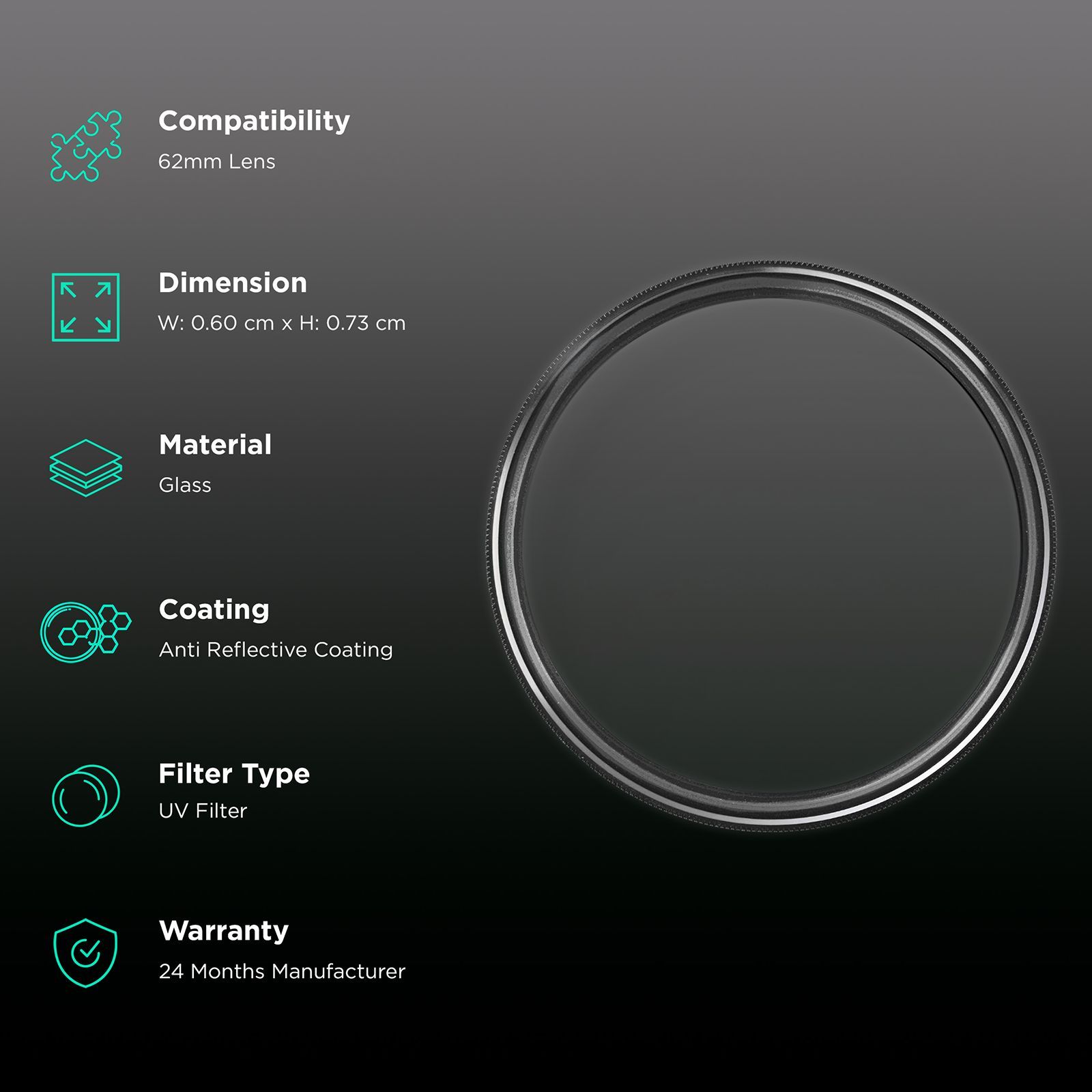 ZEISS T* 62mm Camera Circular Polarizer Filter (Anti-reflective Coating)_2