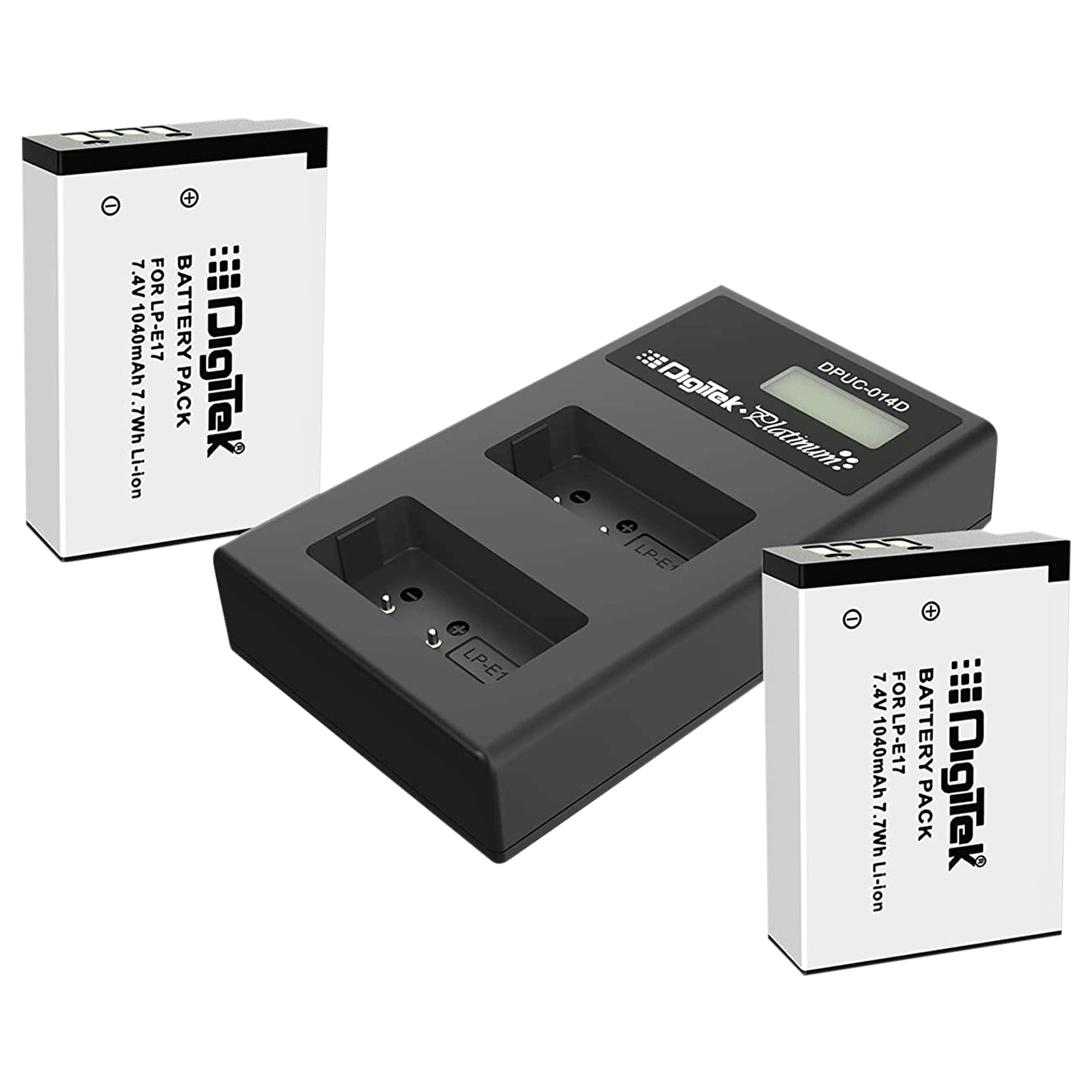 DigiTek Platinum DPUC 014D Camera Battery Charger Combo for LP-E17 (2-Ports) DigiTek Platinum DPUC 014D Camera Battery Charger Combo for LP-E17 (2-Ports)_3