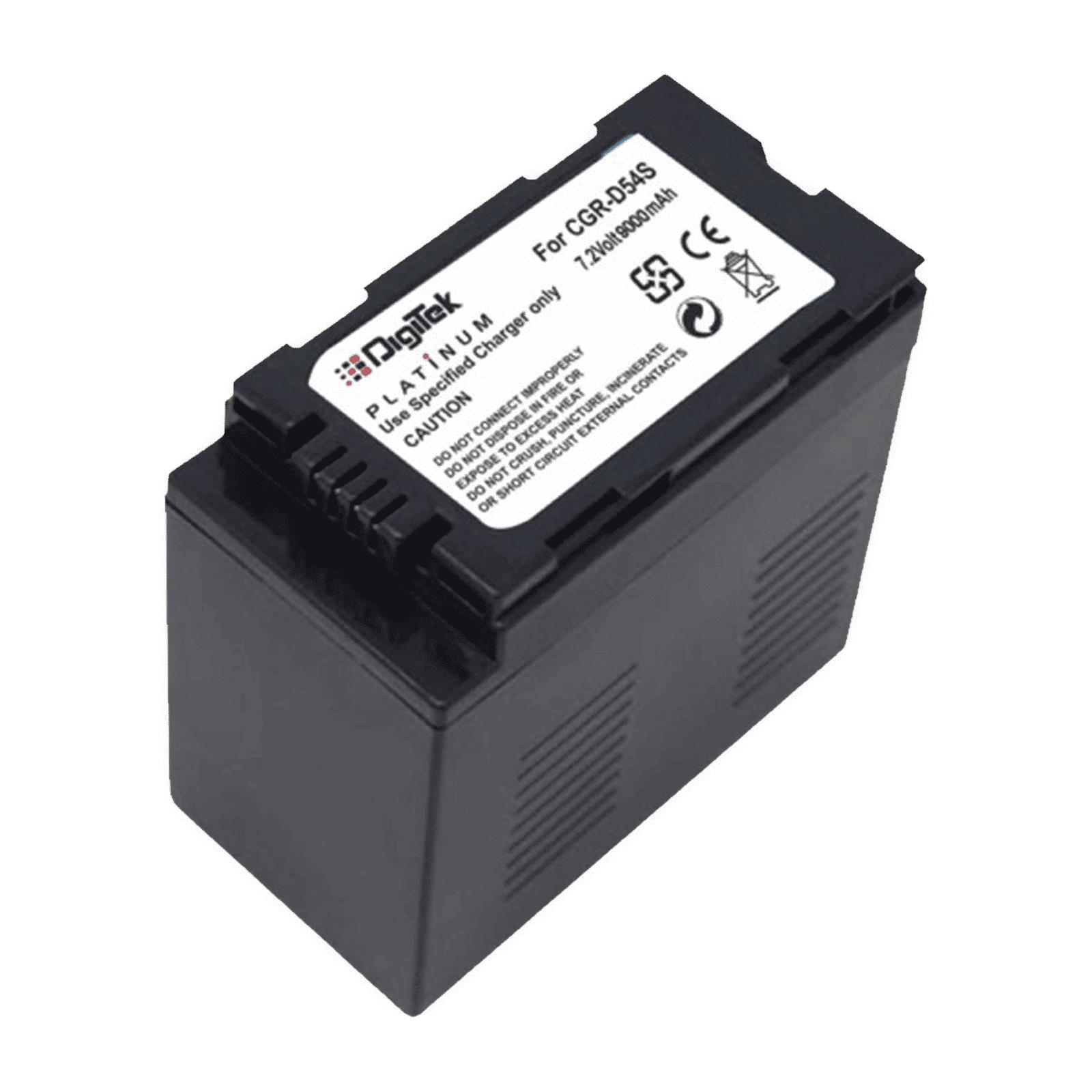 DigiTek D-54S Platinum 9000 mAh Li-ion Rechargeable Battery for AG-DVC7, AG-DVC15, AG-DVC30, AG-DVX100A, MX300 and MX500 DigiTek D-54S Platinum 9000 mAh Li-ion Rechargeable Battery for AG-DVC7, AG-DVC15, AG-DVC30, AG-DVX100A, MX300 and MX500_3