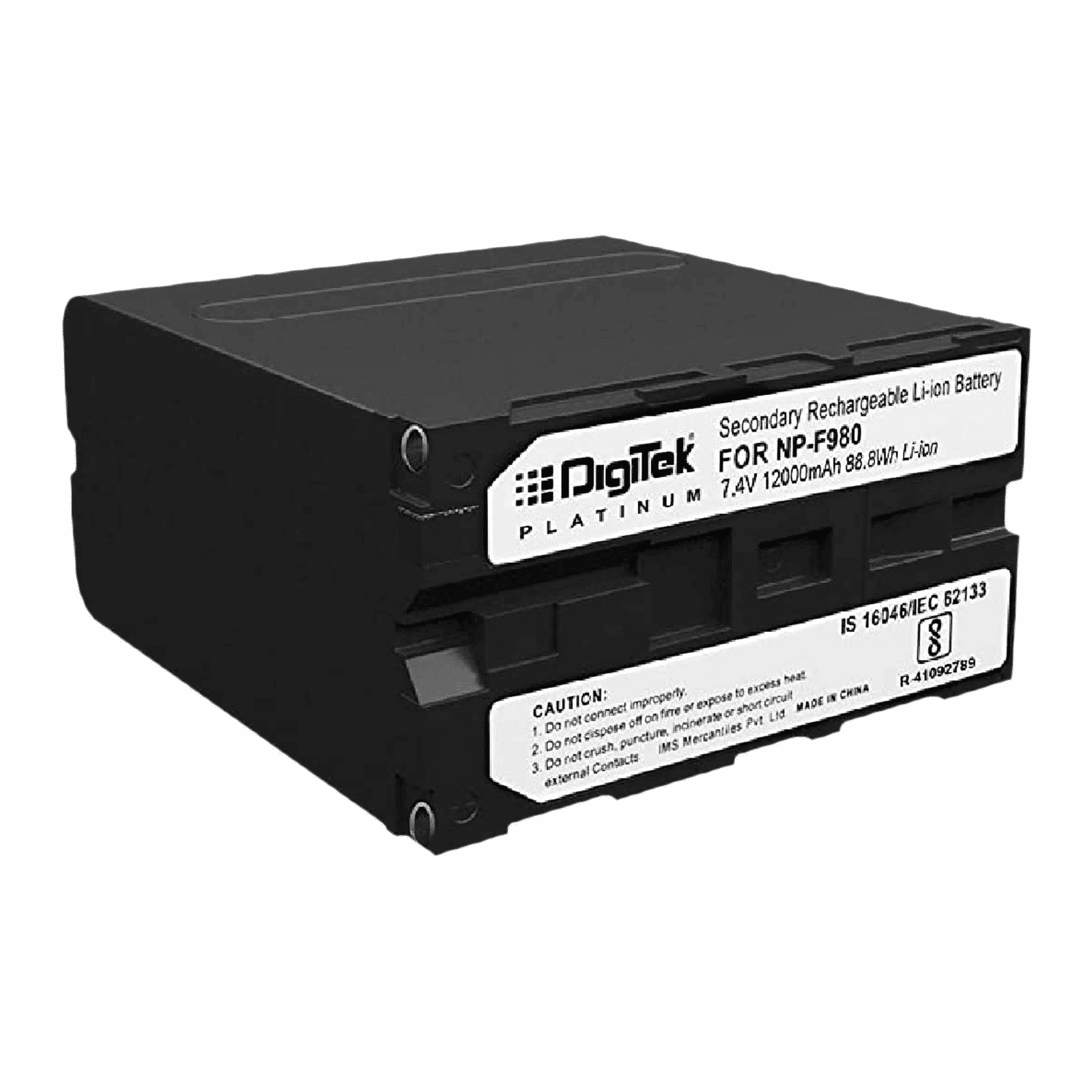 DigiTek NP-F980 Platinum 12000 mAh Li-ion Rechargeable Battery for DSR-PD150_3