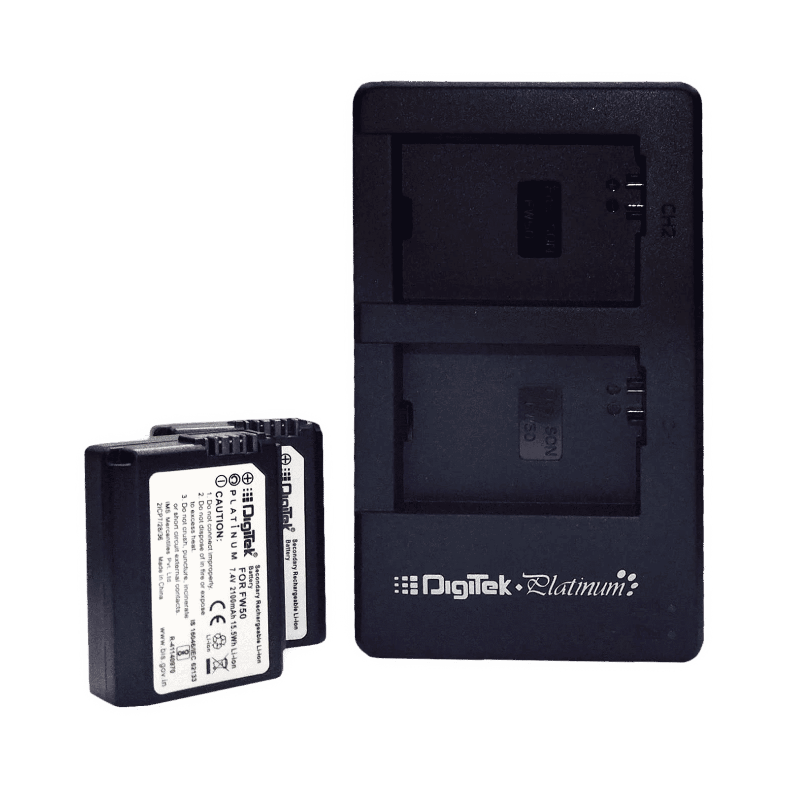 DigiTek Platinum DPUC 010 Fast Camera Battery Charger Combo for FW50 (2-Ports, Over Voltage Protection) DigiTek Platinum DPUC 010 Fast Camera Battery Charger Combo for FW50 (2-Ports, Over Voltage Protection)_3