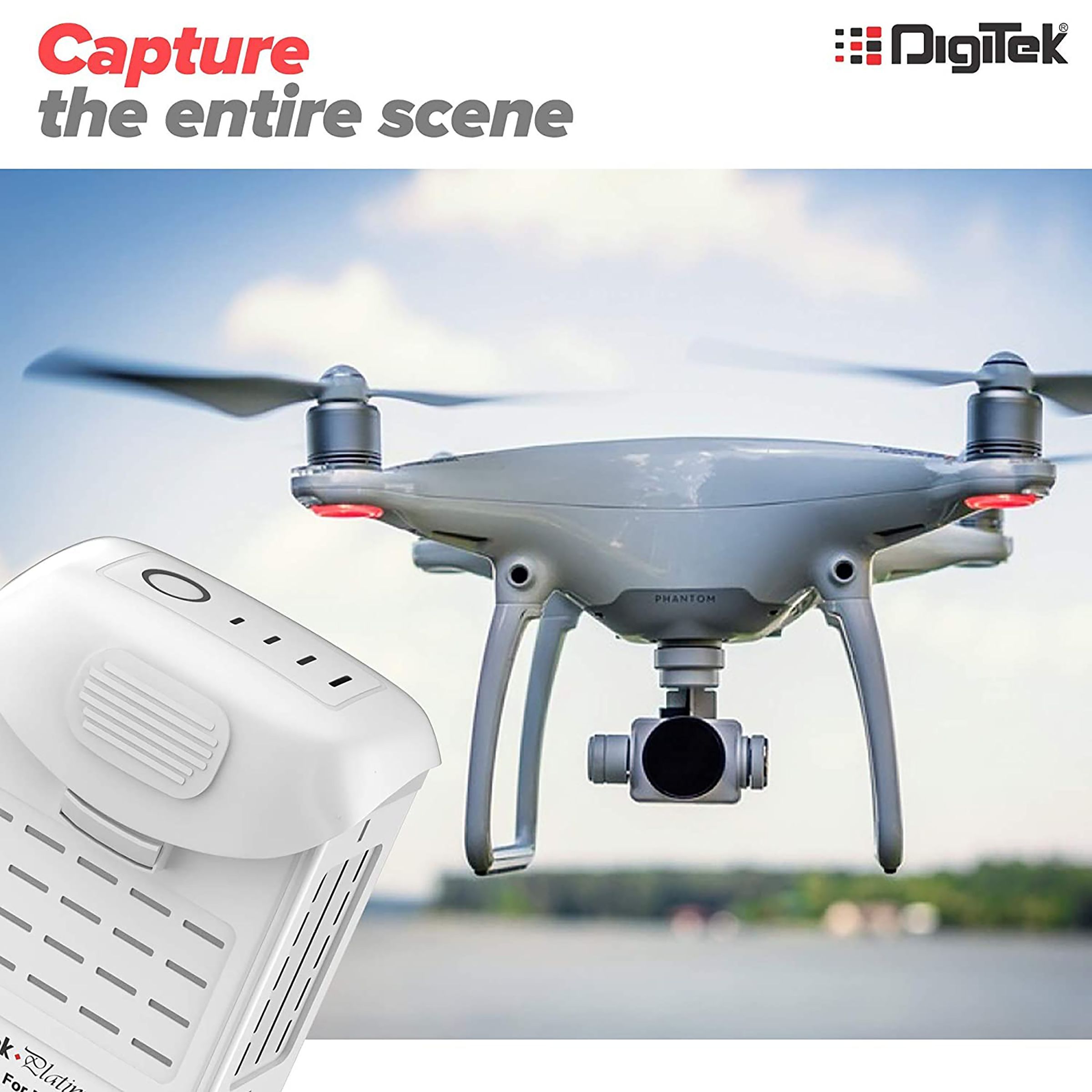 DigiTek DJI Phantom IV 5870 mAh Li-ion Rechargeable Battery_3