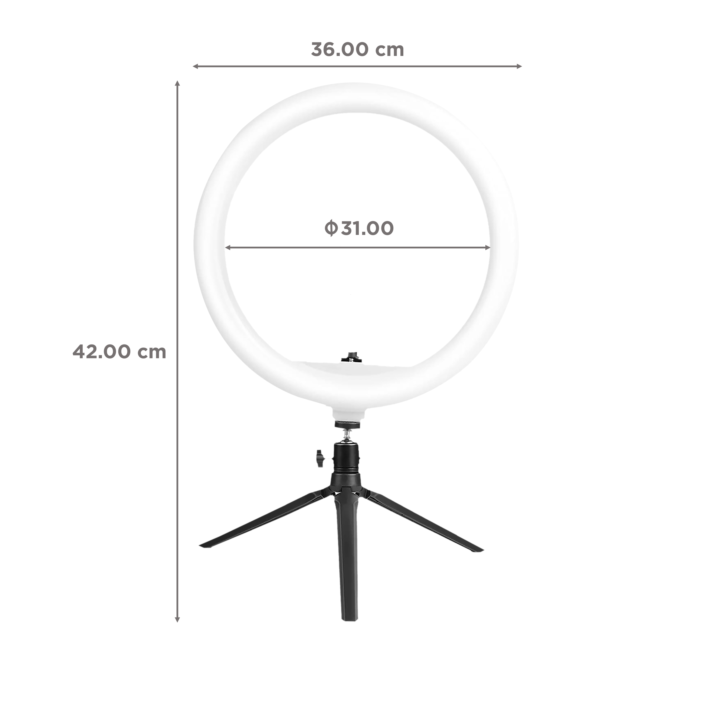 Digitek DRL-14C Ring Light with Mini Tripod for Still Photography & Videography (Adjustable Stand)_2
