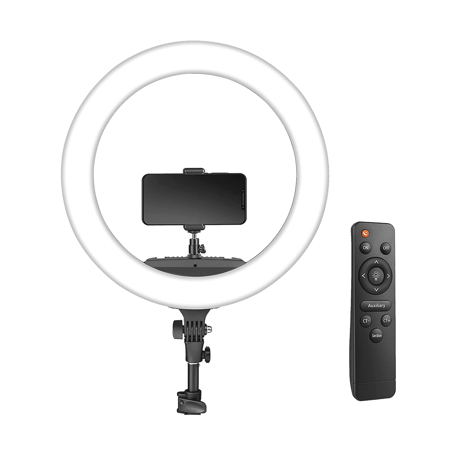 Digitek DRL 018R Ring Light with Remote Control for Makeup, Photography & Videography (Multi-Angle Adjustment) Digitek DRL 018R Ring Light with Remote Control for Makeup, Photography & Videography (Multi-Angle Adjustment)_1