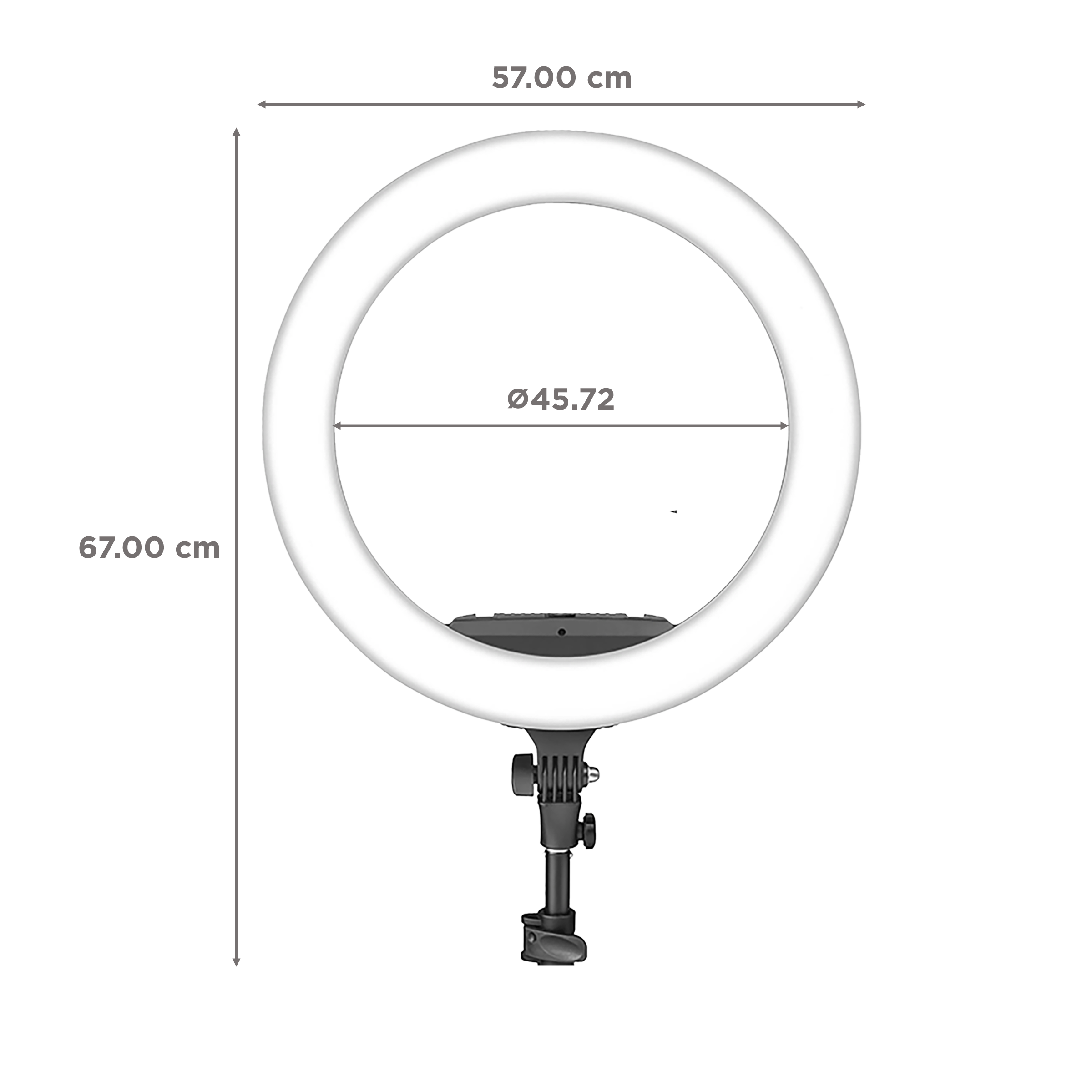 Digitek DRL 18RC Ring Light with Bluetooth Remote, Tripod & Bag for Photography, Videography & Makeup (Lightweight & Portable)_2