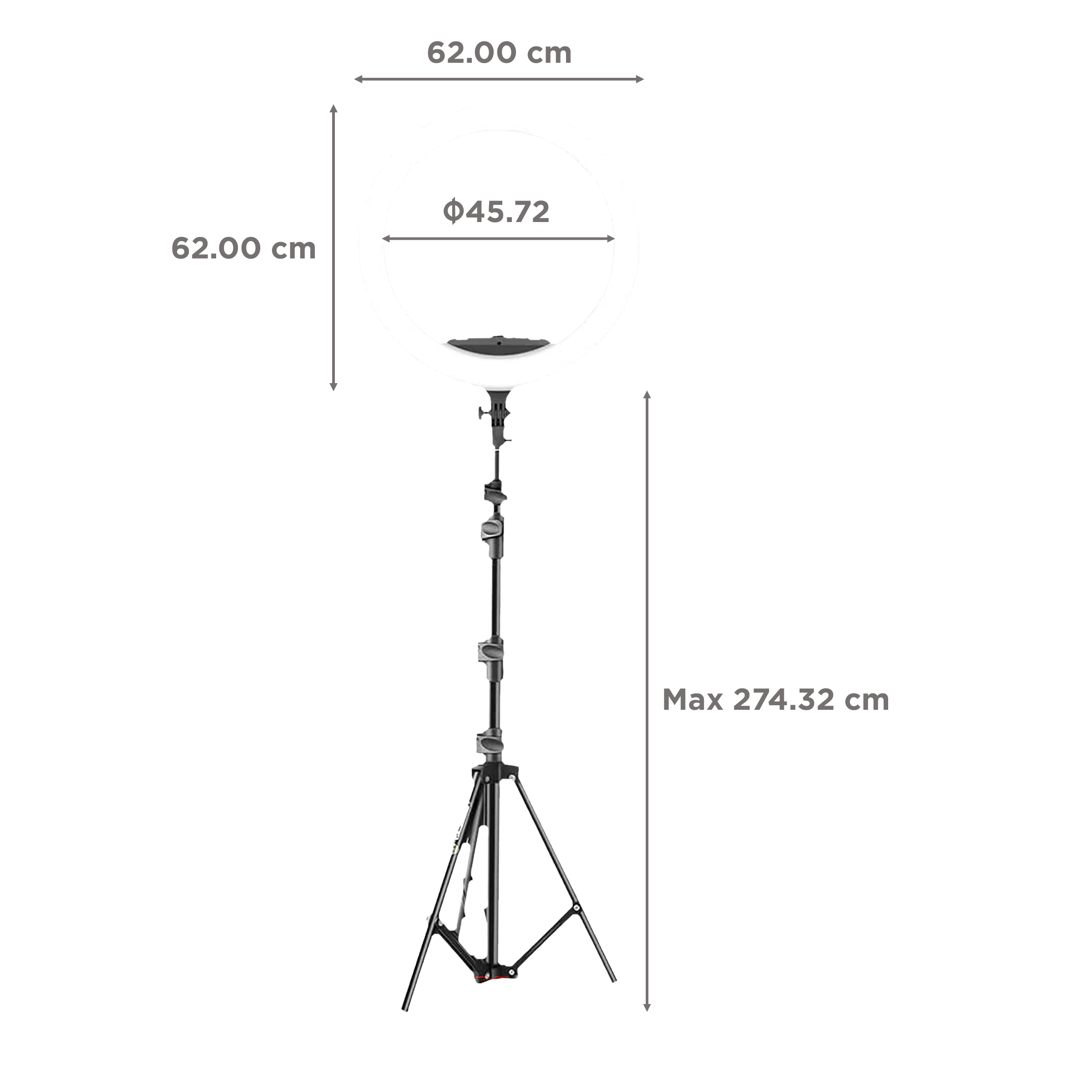 Digitek DRL-18 RC9 Ring Light with Remote & Tripod for Photography, Videography & Makeup (Dual Colour Modes)_2